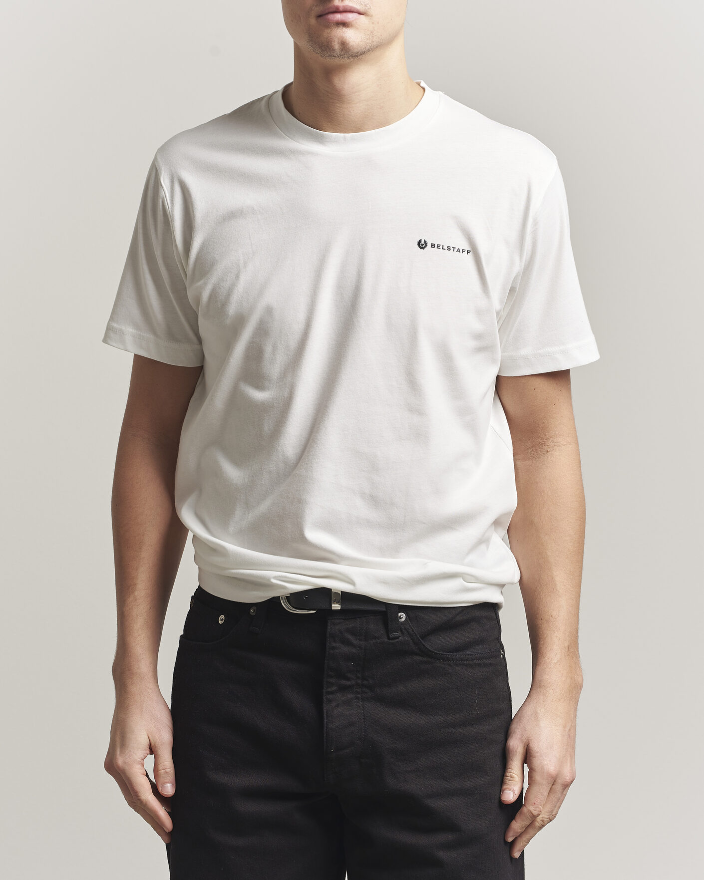 Mies | T-paidat | Belstaff | 3-Pack Squad Crew Neck T-Shirt Black/Dark Ink/White