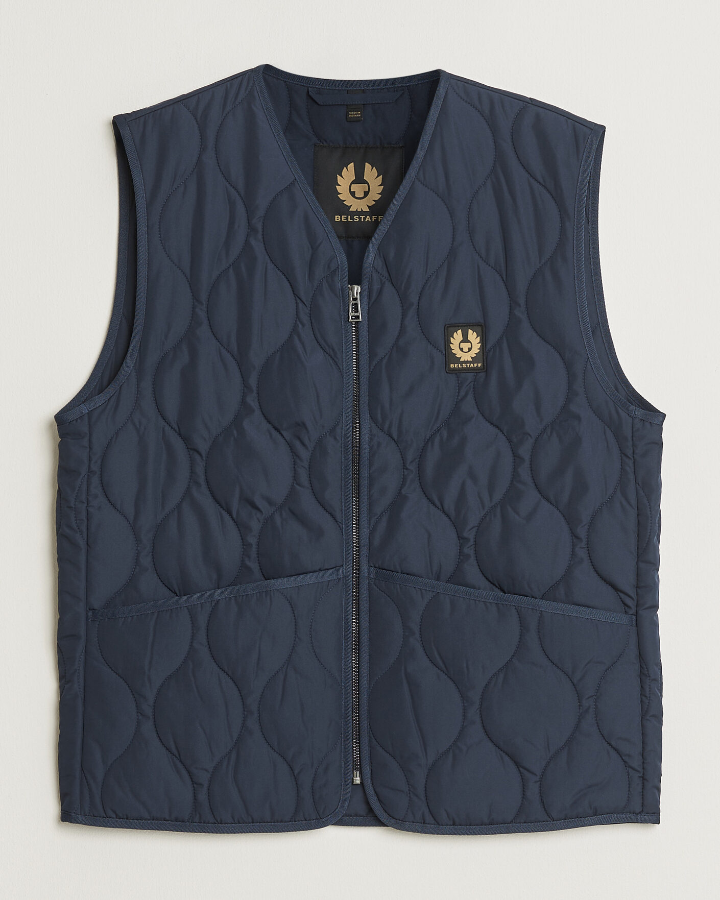Mies | Ulkoliivit | Belstaff | Base Gilet Dark Ink