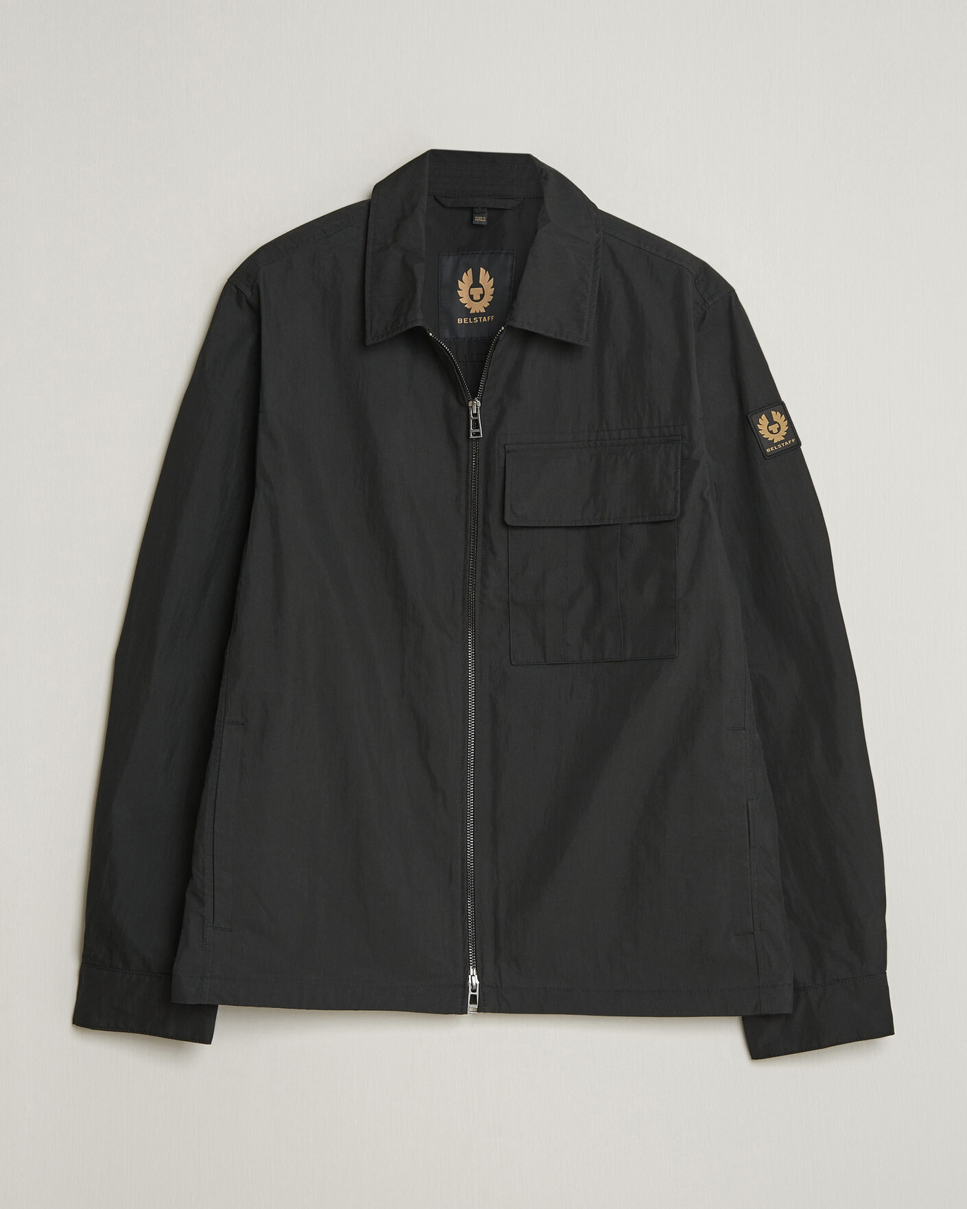 Mies | Kauluspaidat | Belstaff | Cargo Overshirt Black