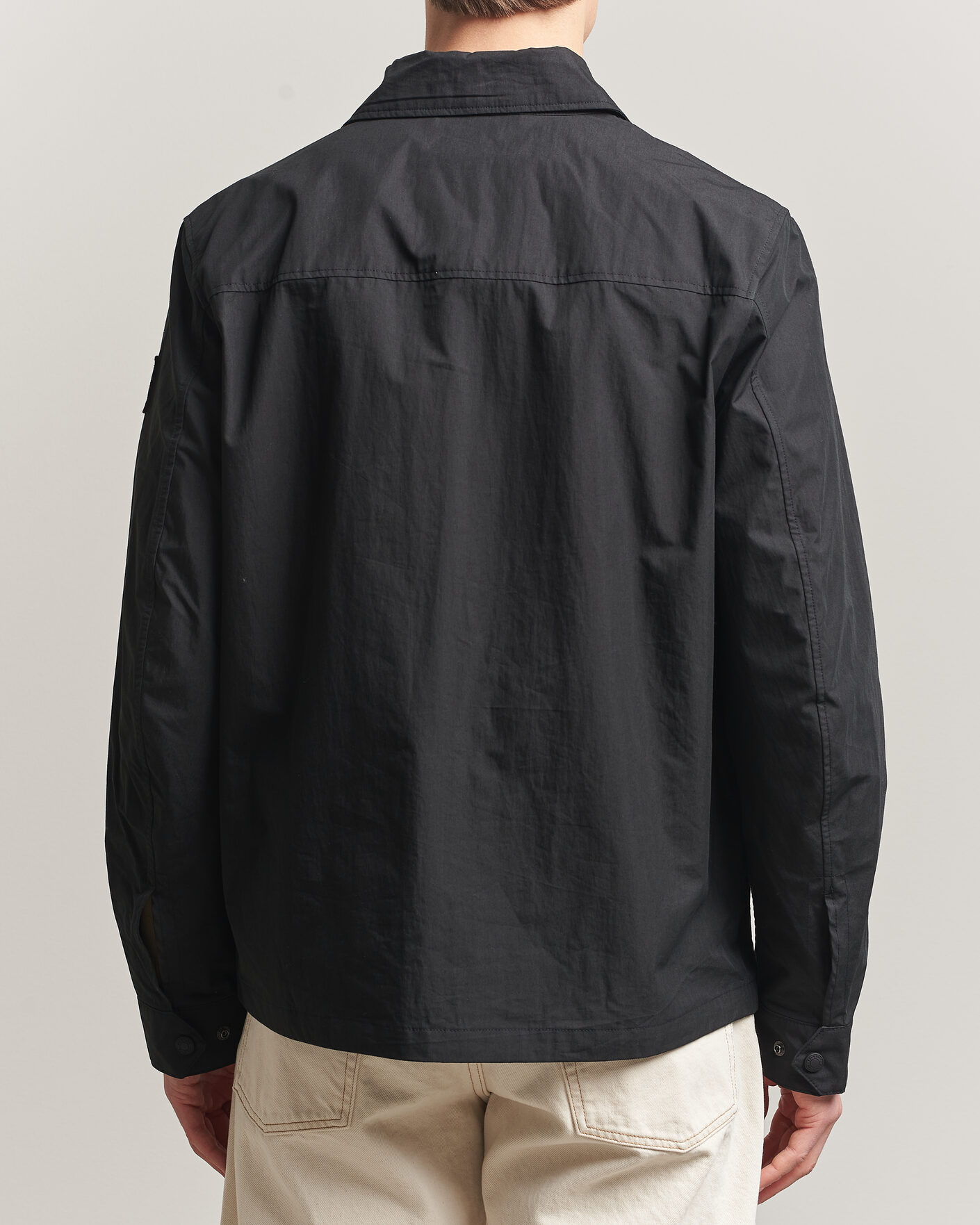 Mies | Kauluspaidat | Belstaff | Cargo Overshirt Black