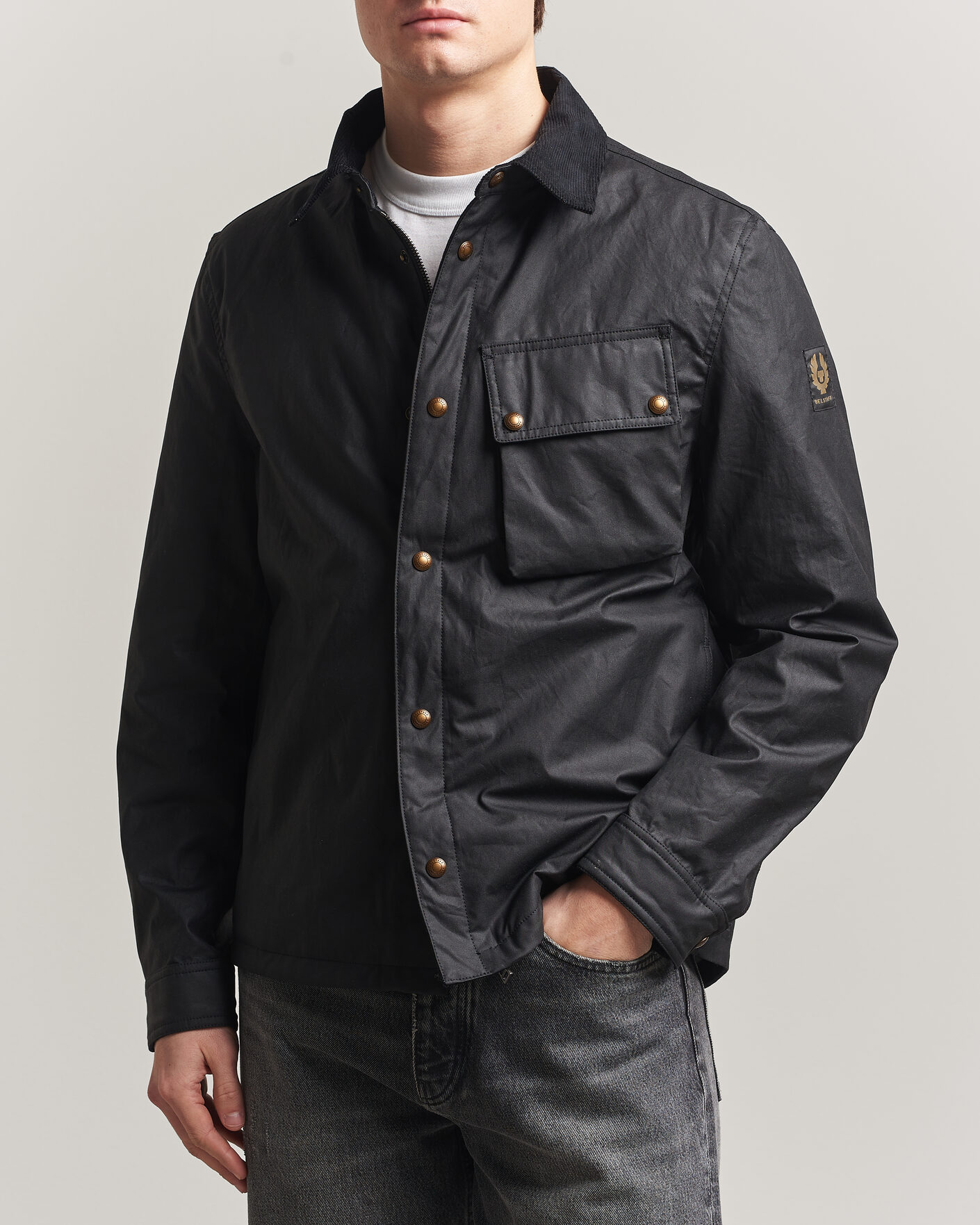 Mies | Takit | Belstaff | Ground Wax Jacket Black