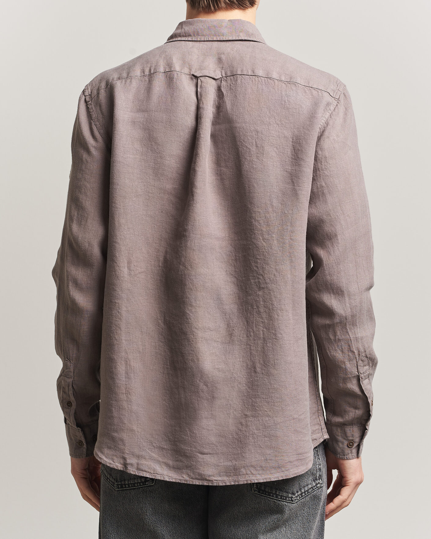 Mies | Kauluspaidat | Belstaff | Scale Linen Shirt Asphalt