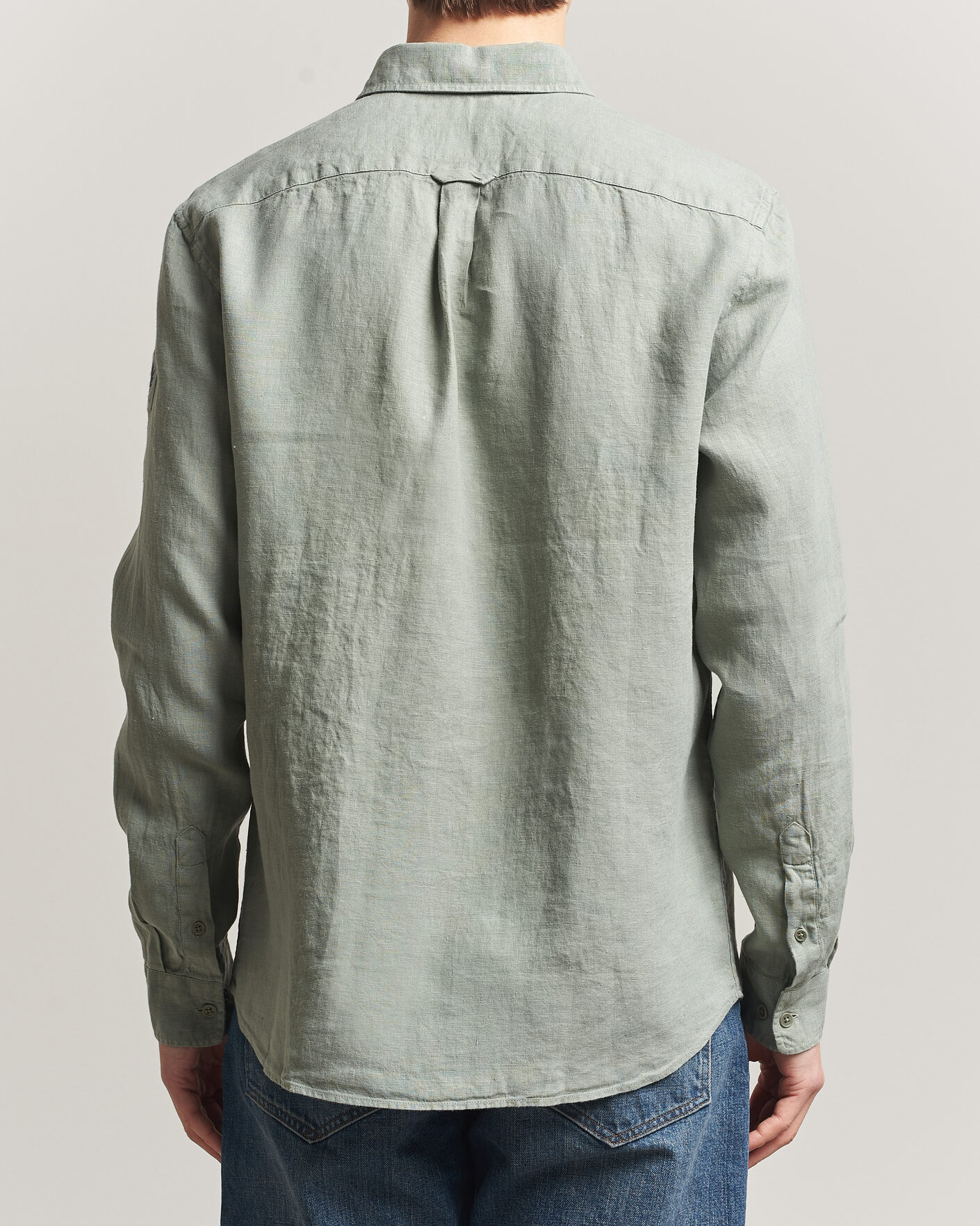 Mies | Kauluspaidat | Belstaff | Scale Linen Shirt Lichen