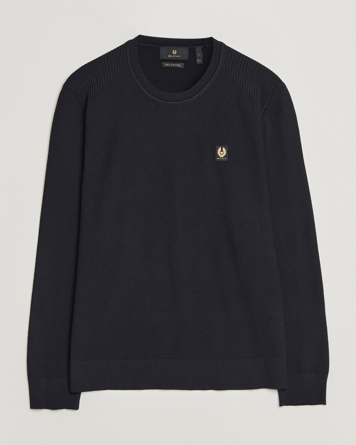 Mies | Puserot | Belstaff | Coast Knitted Crew Neck Dark Ink