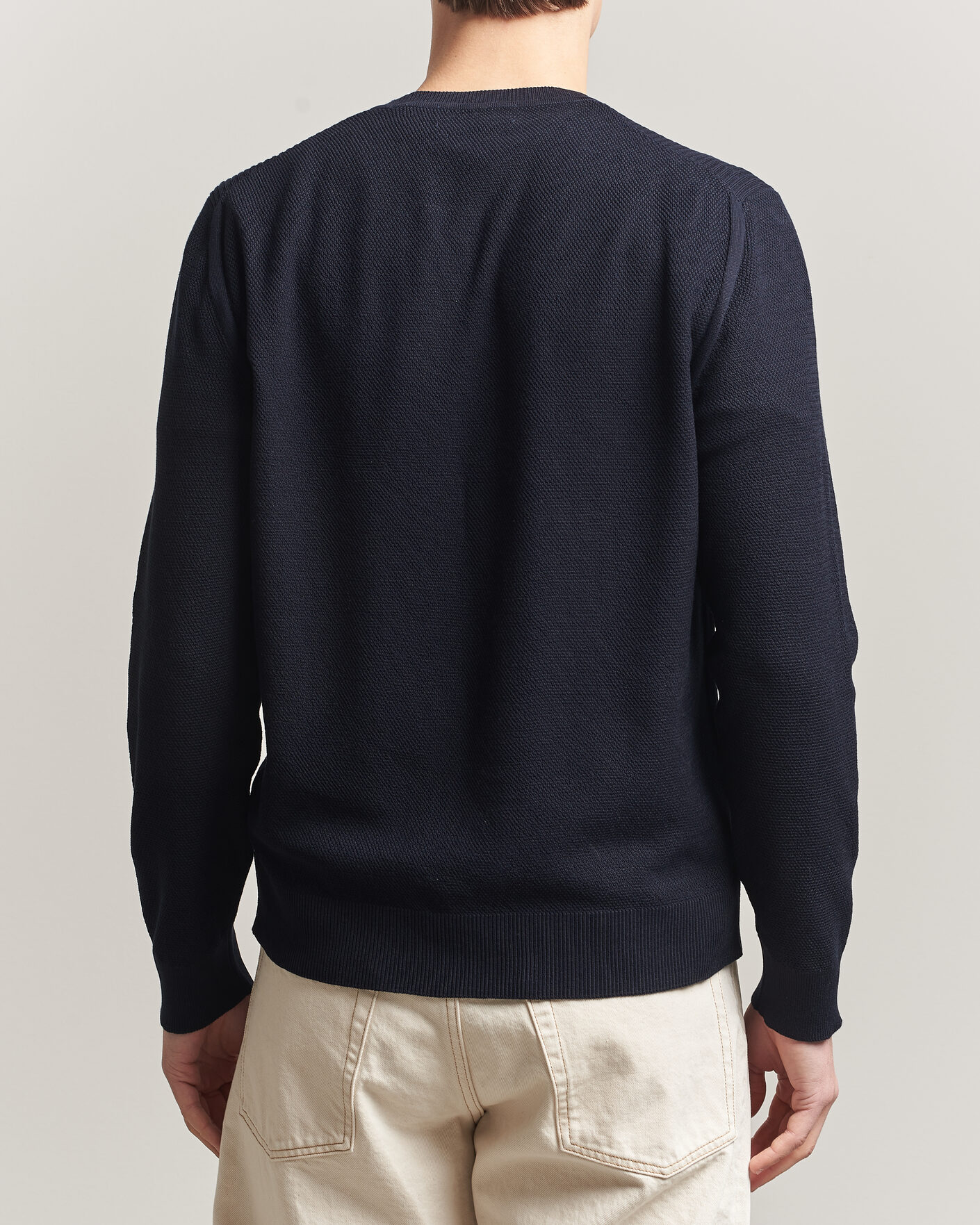 Mies | Puserot | Belstaff | Coast Knitted Crew Neck Dark Ink