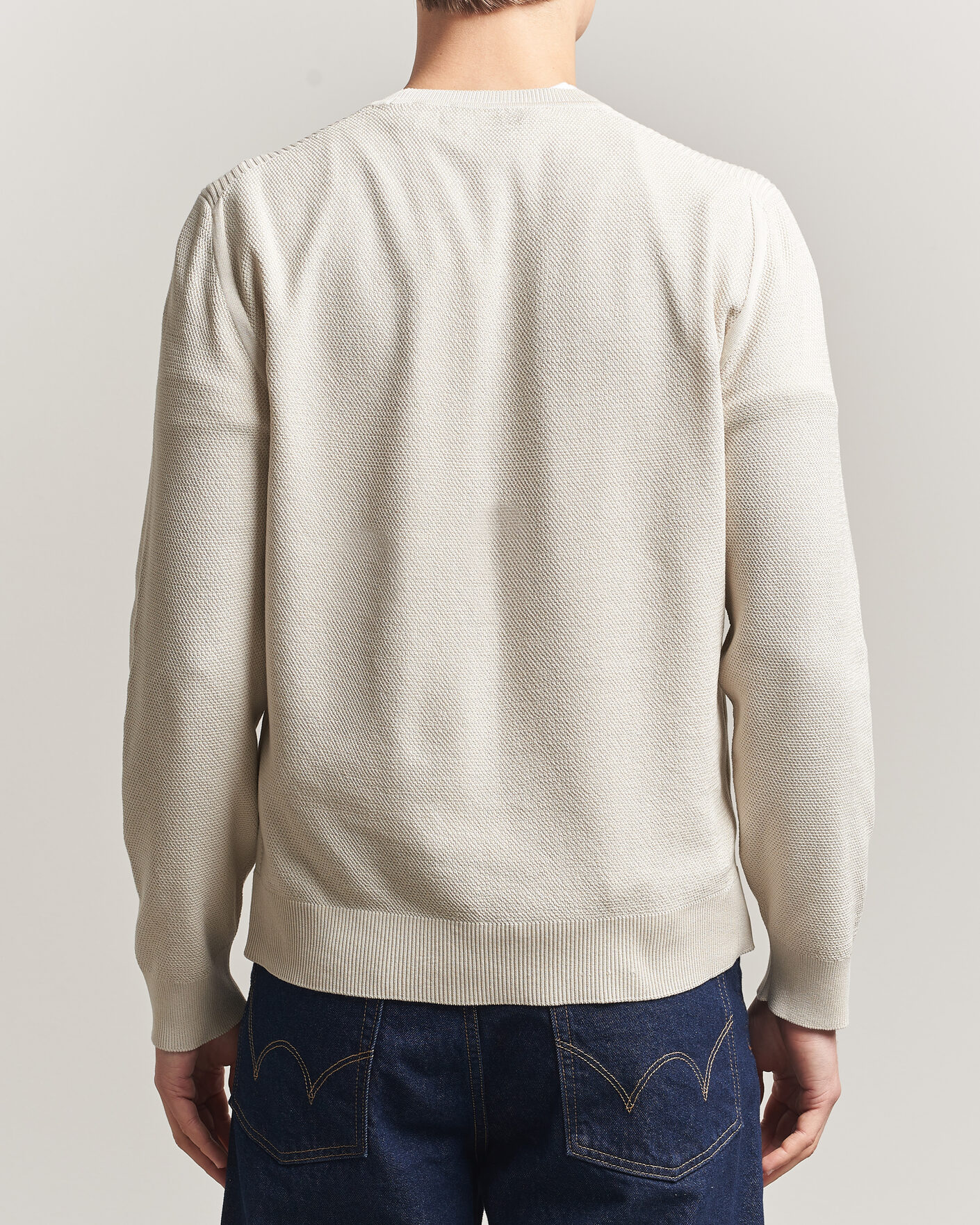Mies | Puserot | Belstaff | Coast Knitted Crew Neck Silver Birch