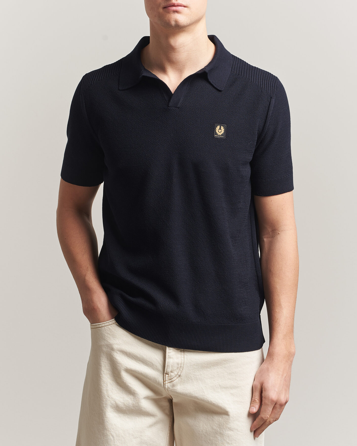 Mies | Pikeet | Belstaff | Coast Knitted Polo Dark Ink