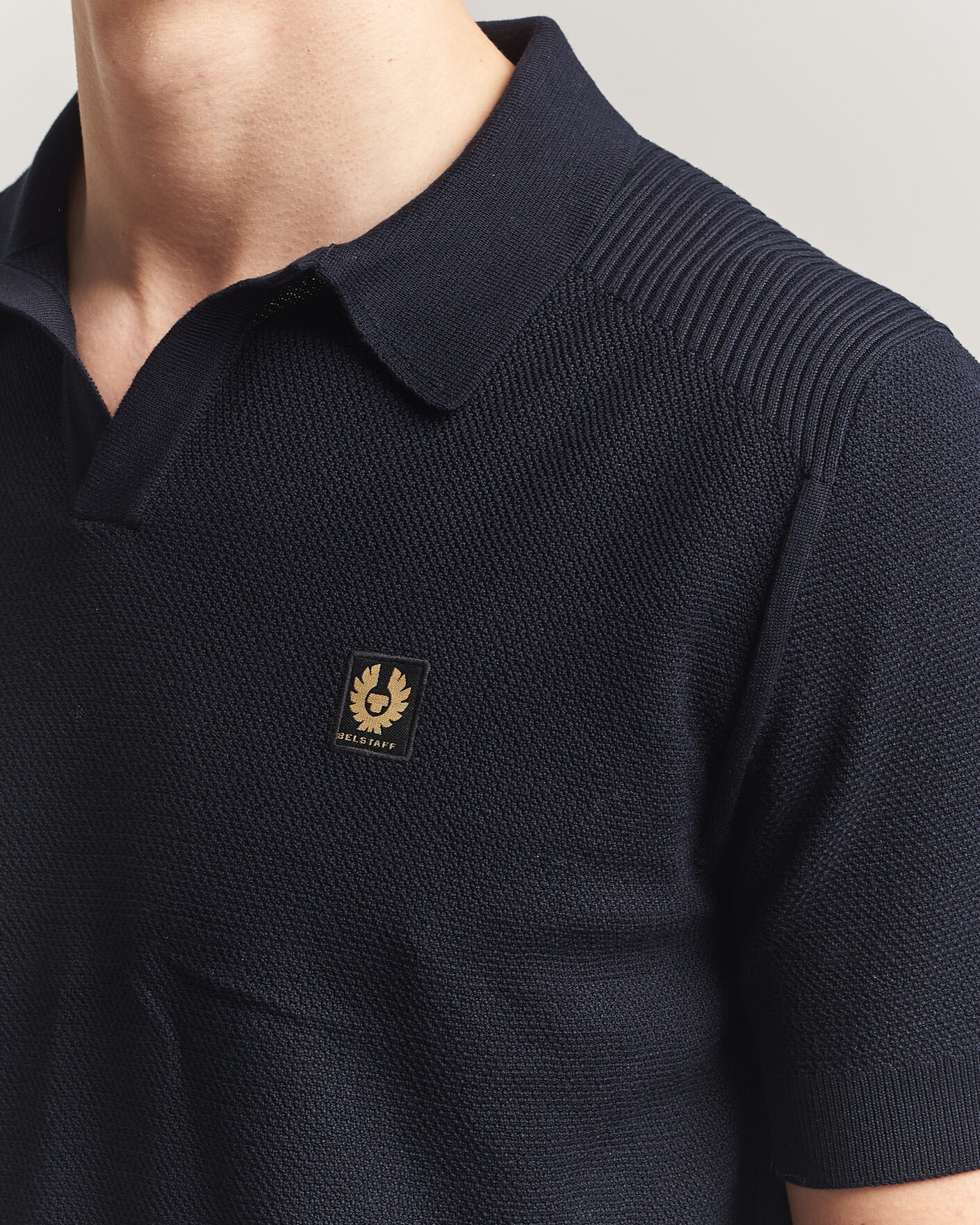 Mies | Pikeet | Belstaff | Coast Knitted Polo Dark Ink