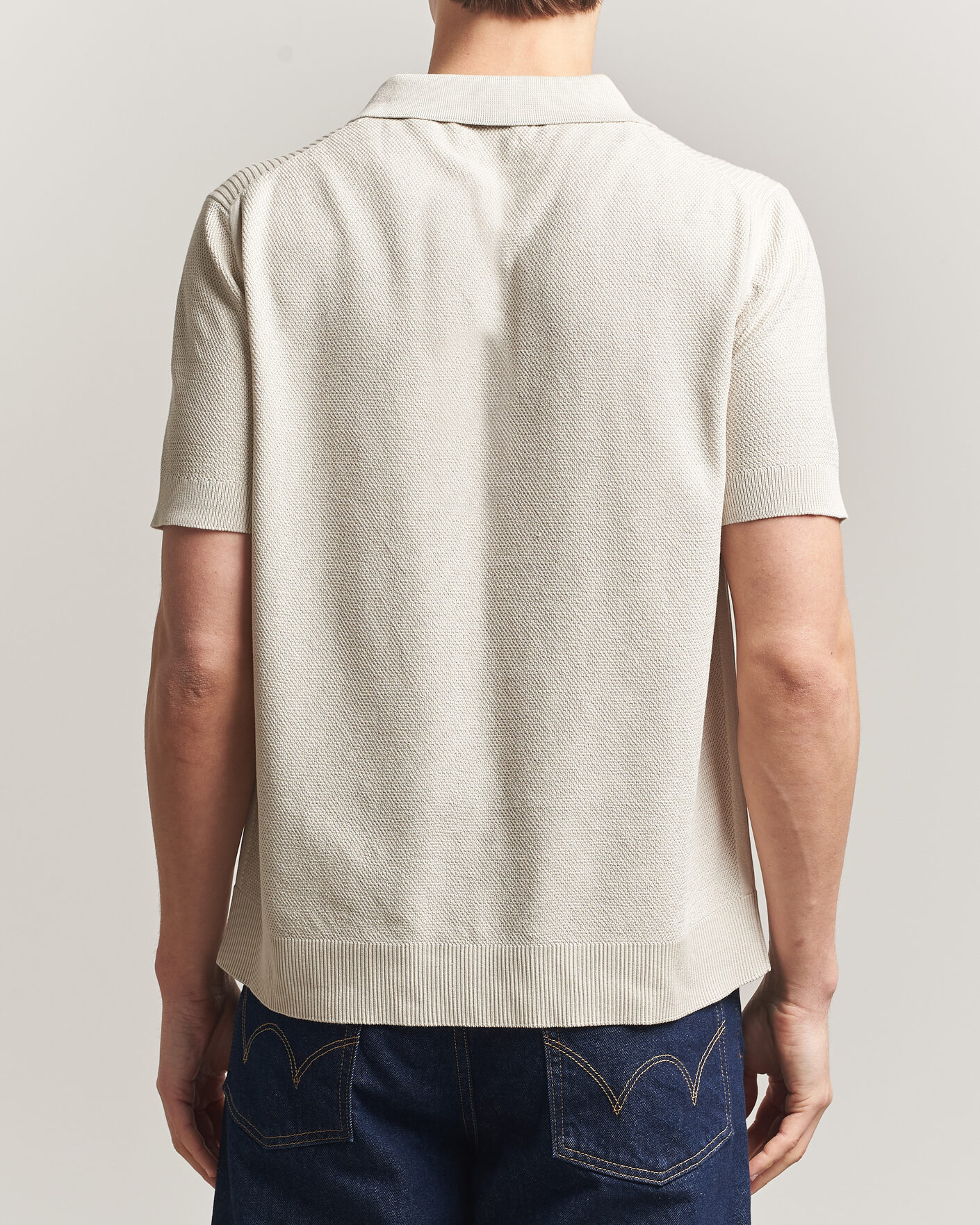 Mies | Pikeet | Belstaff | Coast Knitted Polo Silver Birch