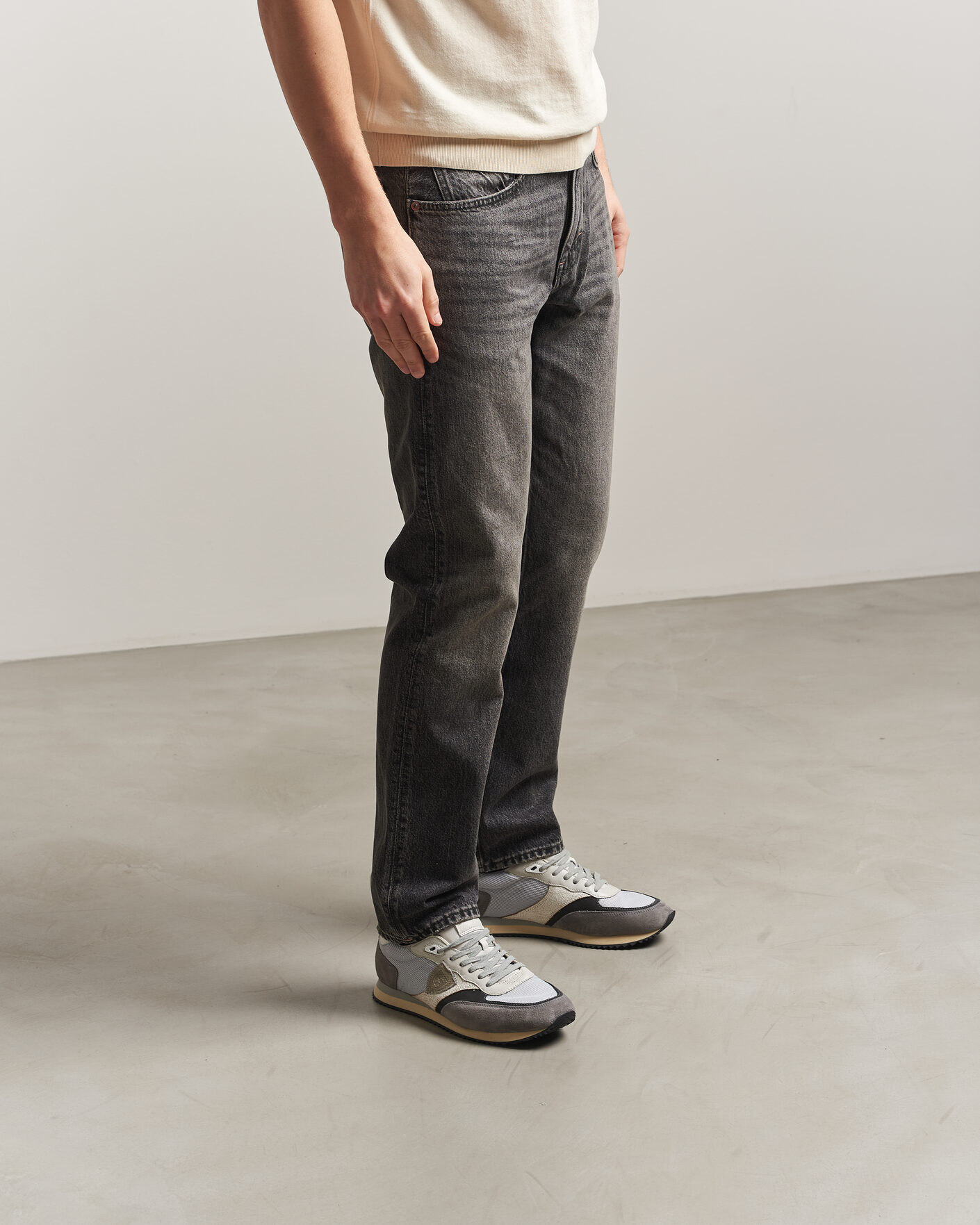 Mies | Tennarit | Philippe Model | BLVille Low Running Sneaker Grey