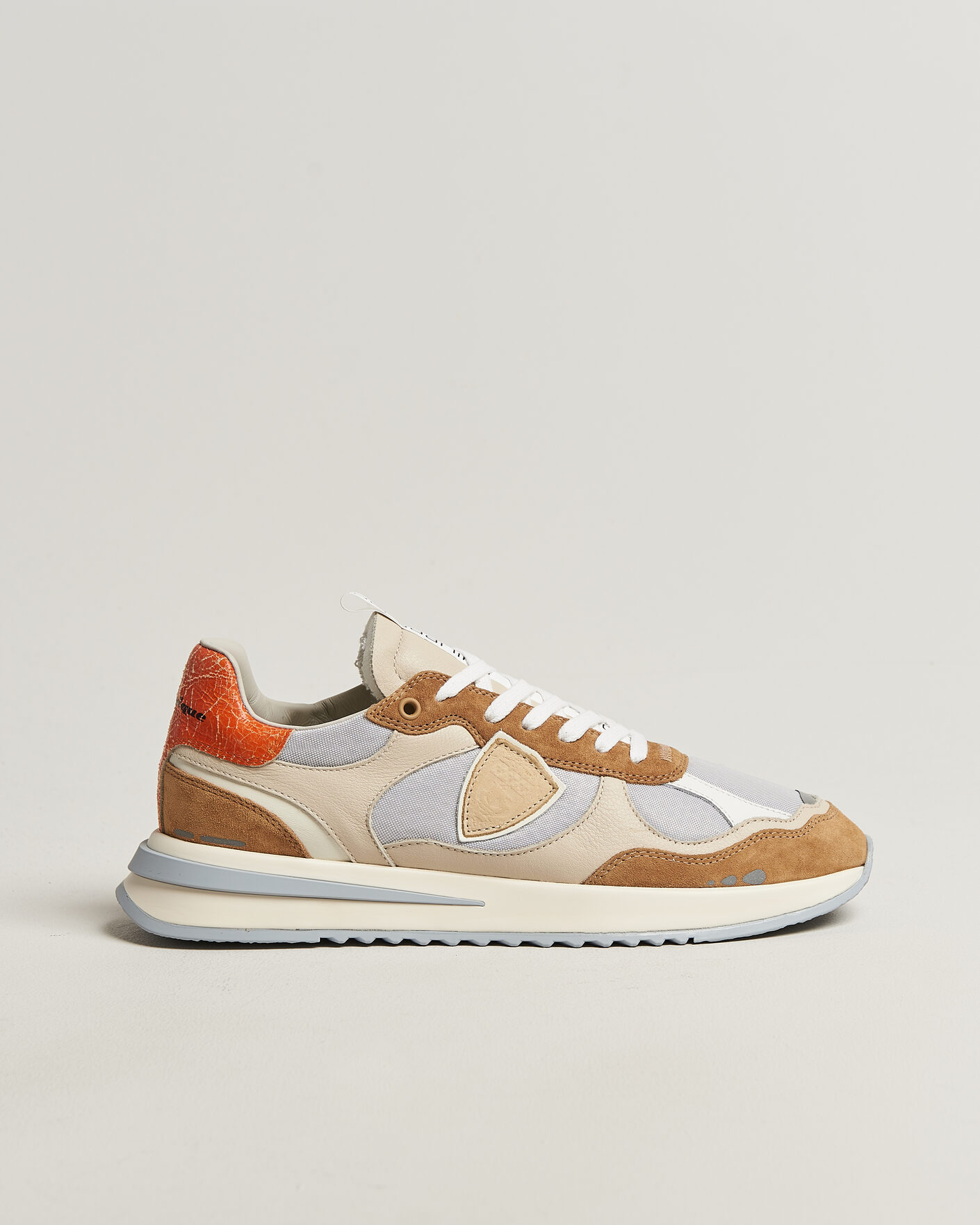 Mies | Tennarit | Philippe Model | Olympique Running Sneaker Grey/Brown