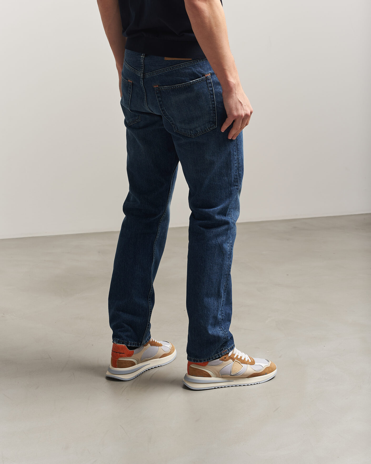 Mies | Tennarit | Philippe Model | Olympique Running Sneaker Grey/Brown