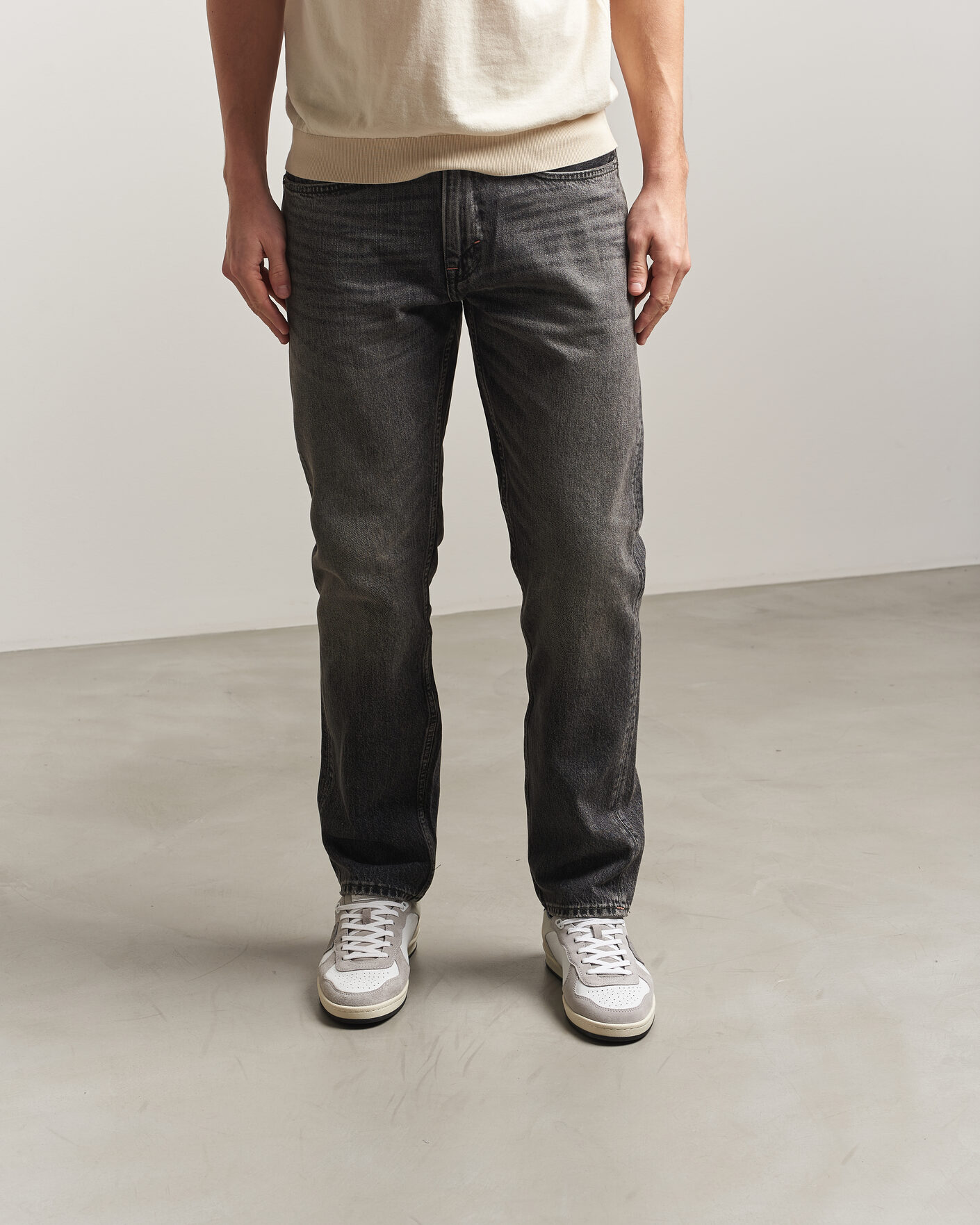 Mies | Tennarit | Philippe Model | Pgal Low Leather Sneaker Grey