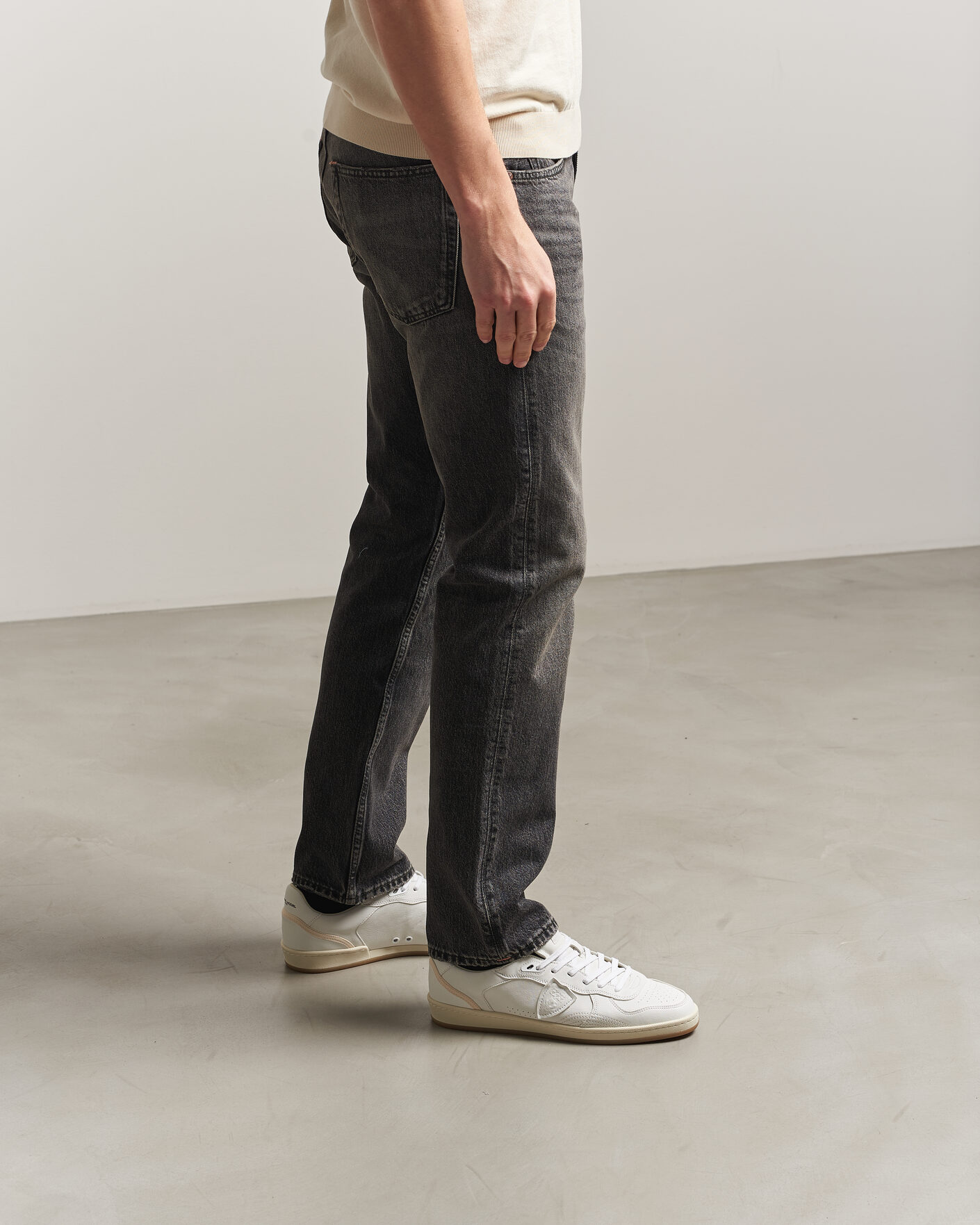 Mies | Tennarit | Philippe Model | Pgal Low Leather Sneaker White
