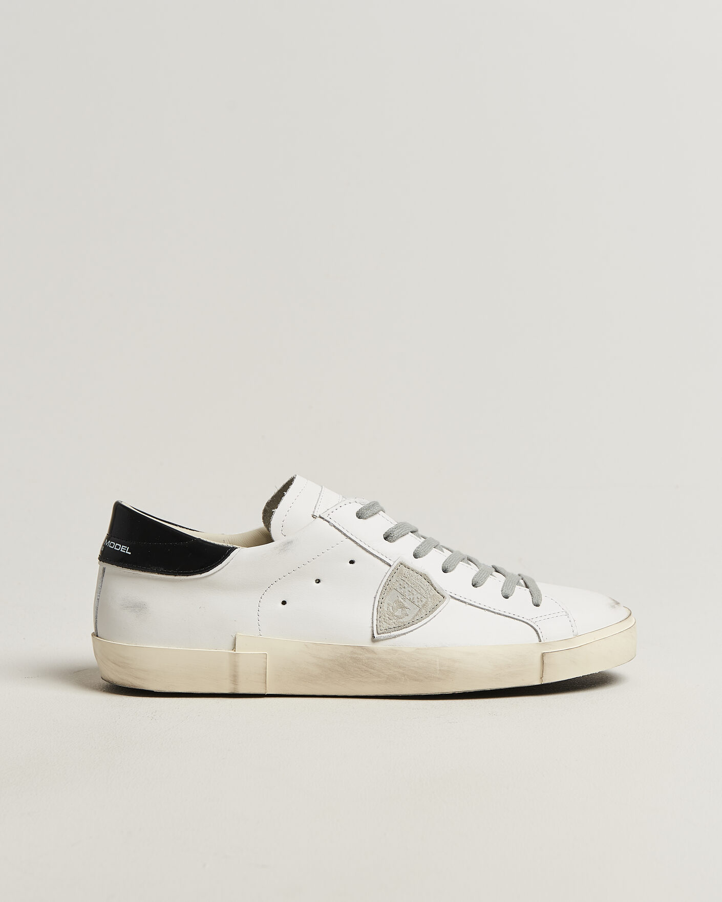 Mies | Tennarit | Philippe Model | PRSX Low Top Canvas Mix Sneaker White/Black