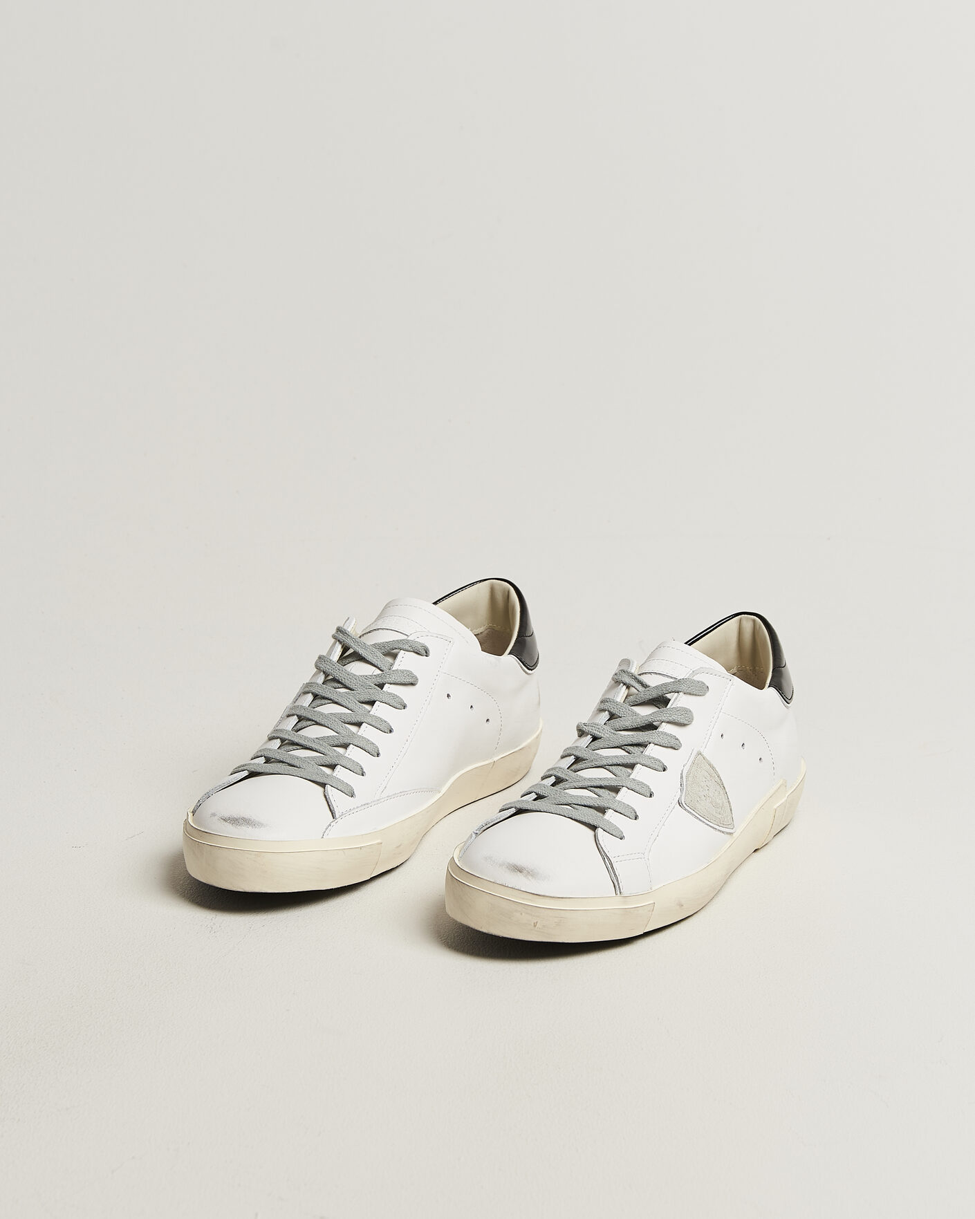 Mies | Tennarit | Philippe Model | PRSX Low Top Canvas Mix Sneaker White/Black