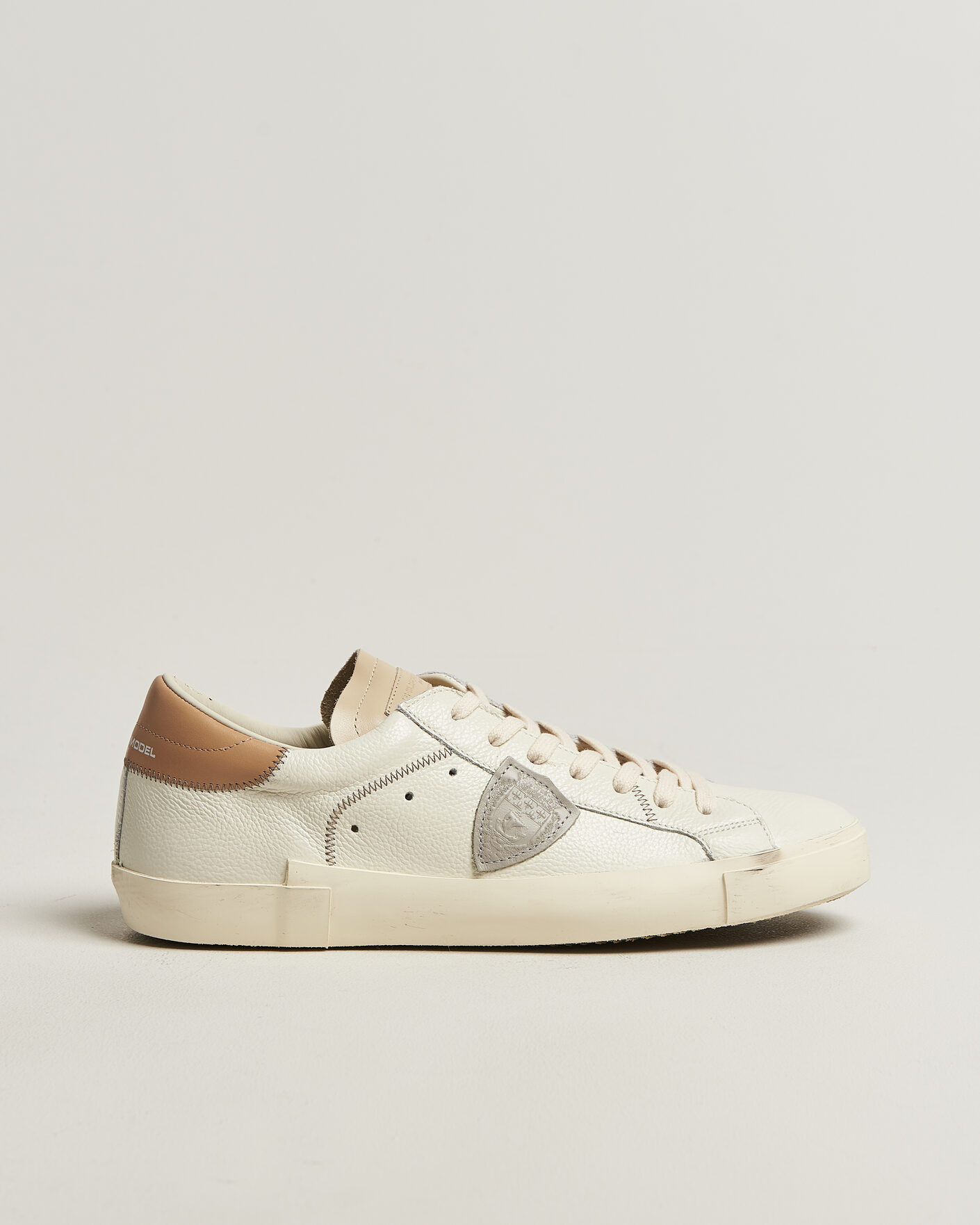 Mies | Tennarit | Philippe Model | PRSX Low Top Canvas Mix Sneaker White/Beige