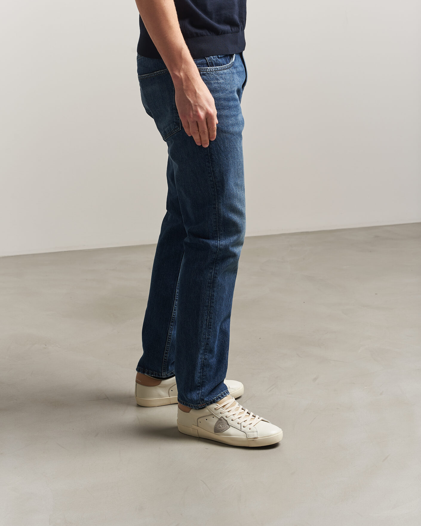 Mies | Tennarit | Philippe Model | PRSX Low Top Canvas Mix Sneaker White/Beige