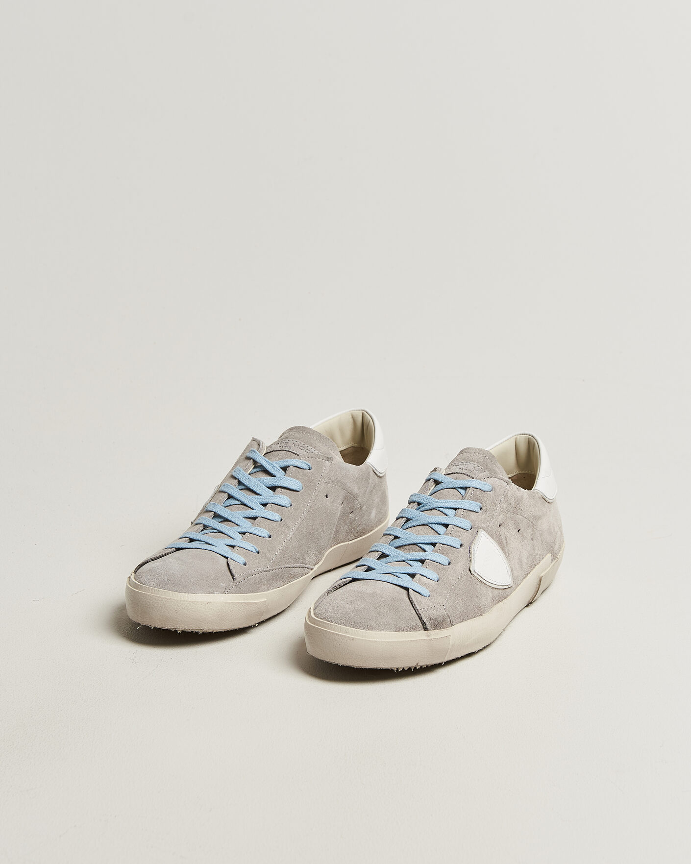 Mies | Tennarit | Philippe Model | PRSX Low Top Canvas Mix Sneaker Grey/White