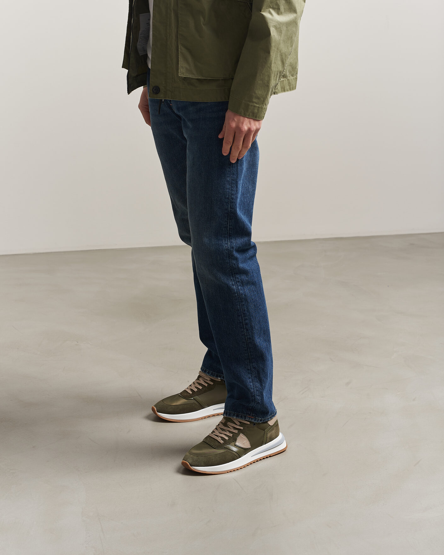 Mies | Tennarit | Philippe Model | Tropez 2.1 Low Top Sneaker Military