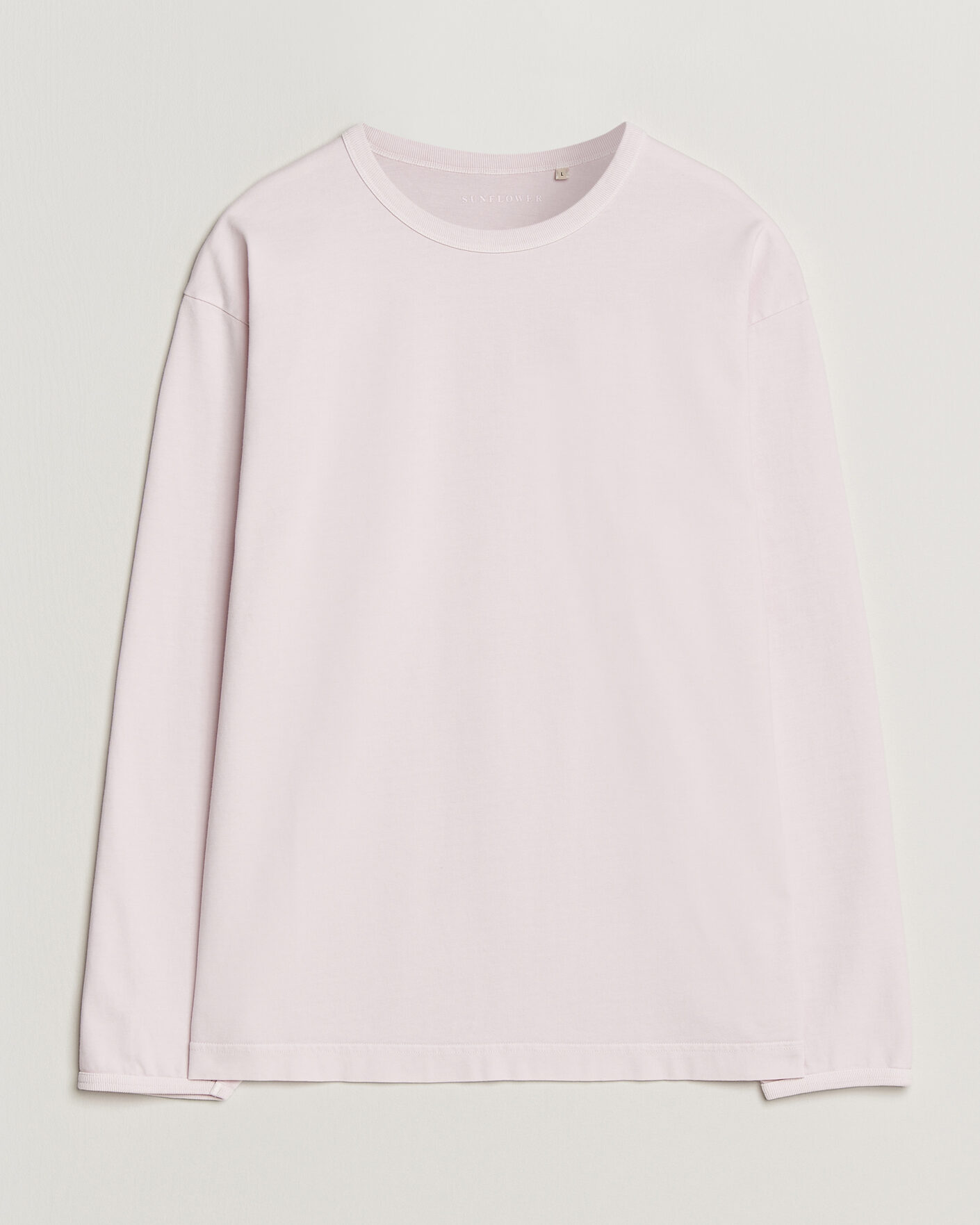 Mies | T-paidat | Sunflower | Heavy Jersey Long Sleeve T-Shirt Pink