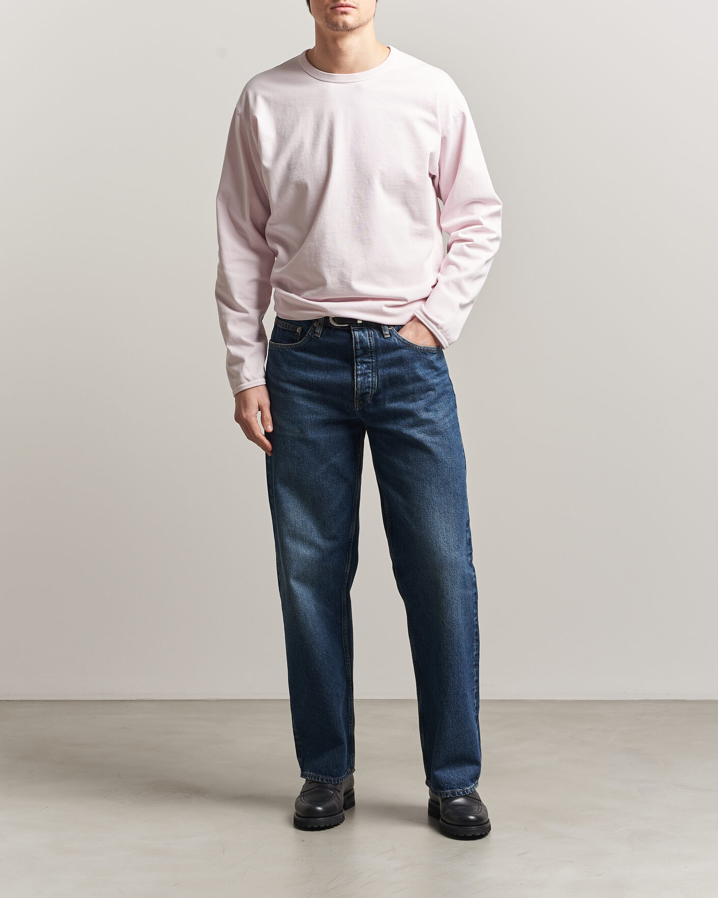 Mies | T-paidat | Sunflower | Heavy Jersey Long Sleeve T-Shirt Pink