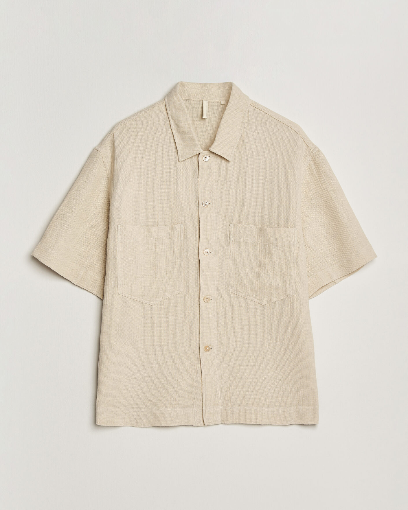 Mies | Kauluspaidat | Sunflower | Adam Short Sleeve Shirt Off White