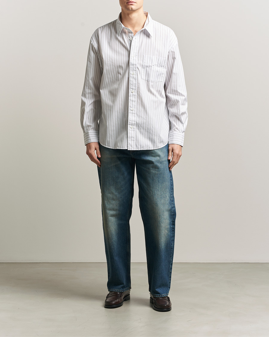 Mies | Kauluspaidat | Sunflower | New Base Shirt Blue Stripe