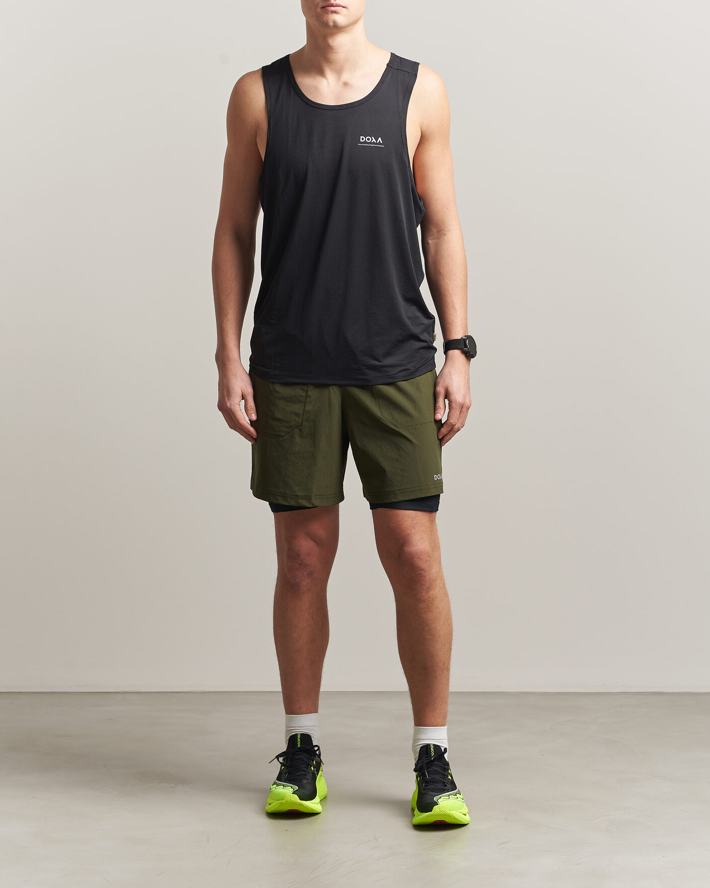 Mies | T-paidat | DOXA | Rerun Singlet Black