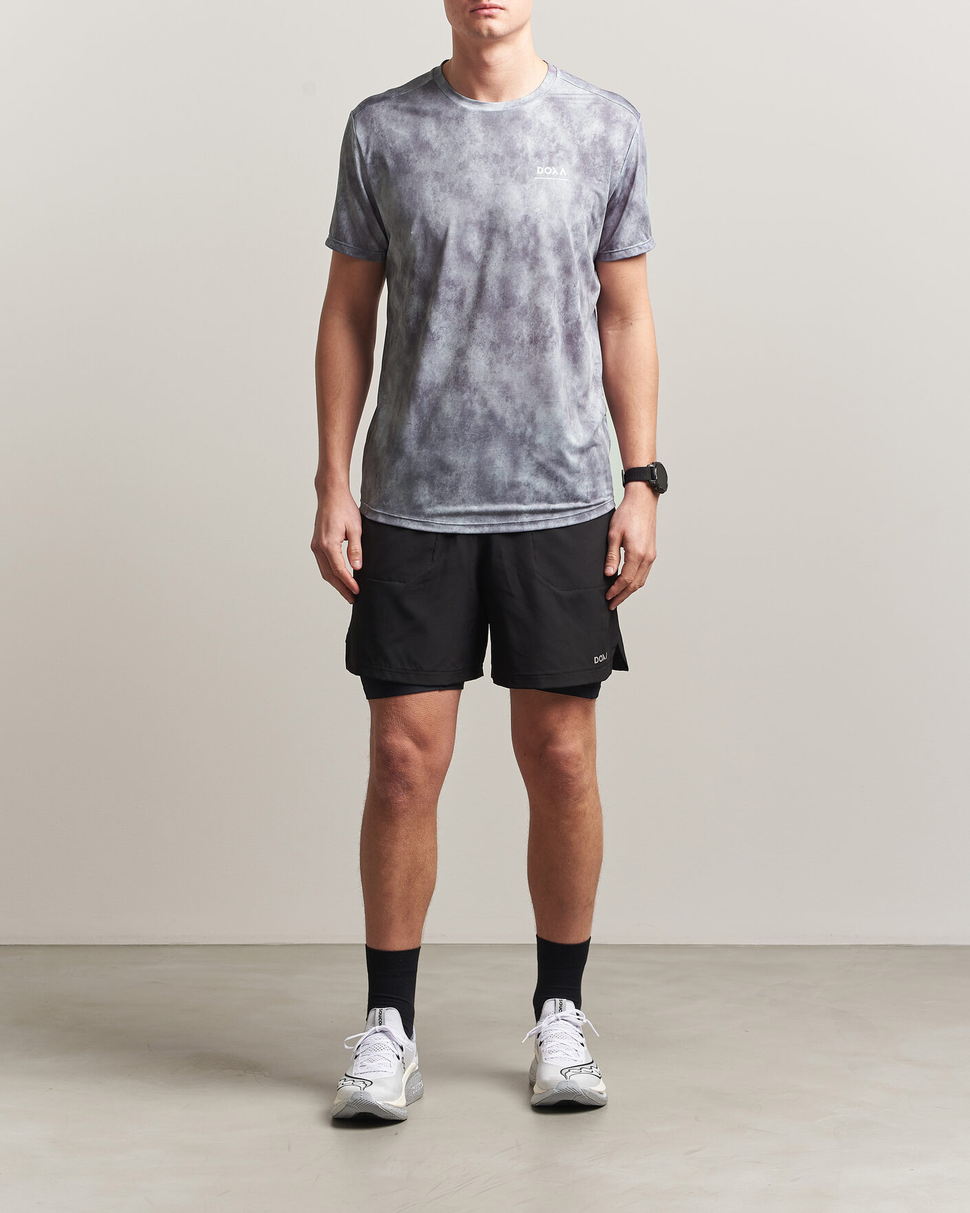 Mies | T-paidat | DOXA | Rerun Short Sleeve T-Shirt Stone