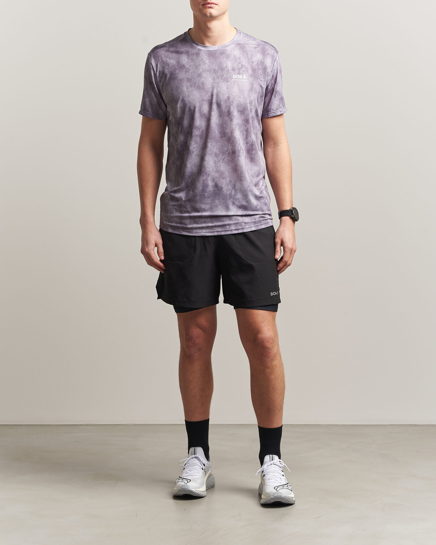 Mies | Shortsit | DOXA | Rerun 2-In-1 Shorts Black