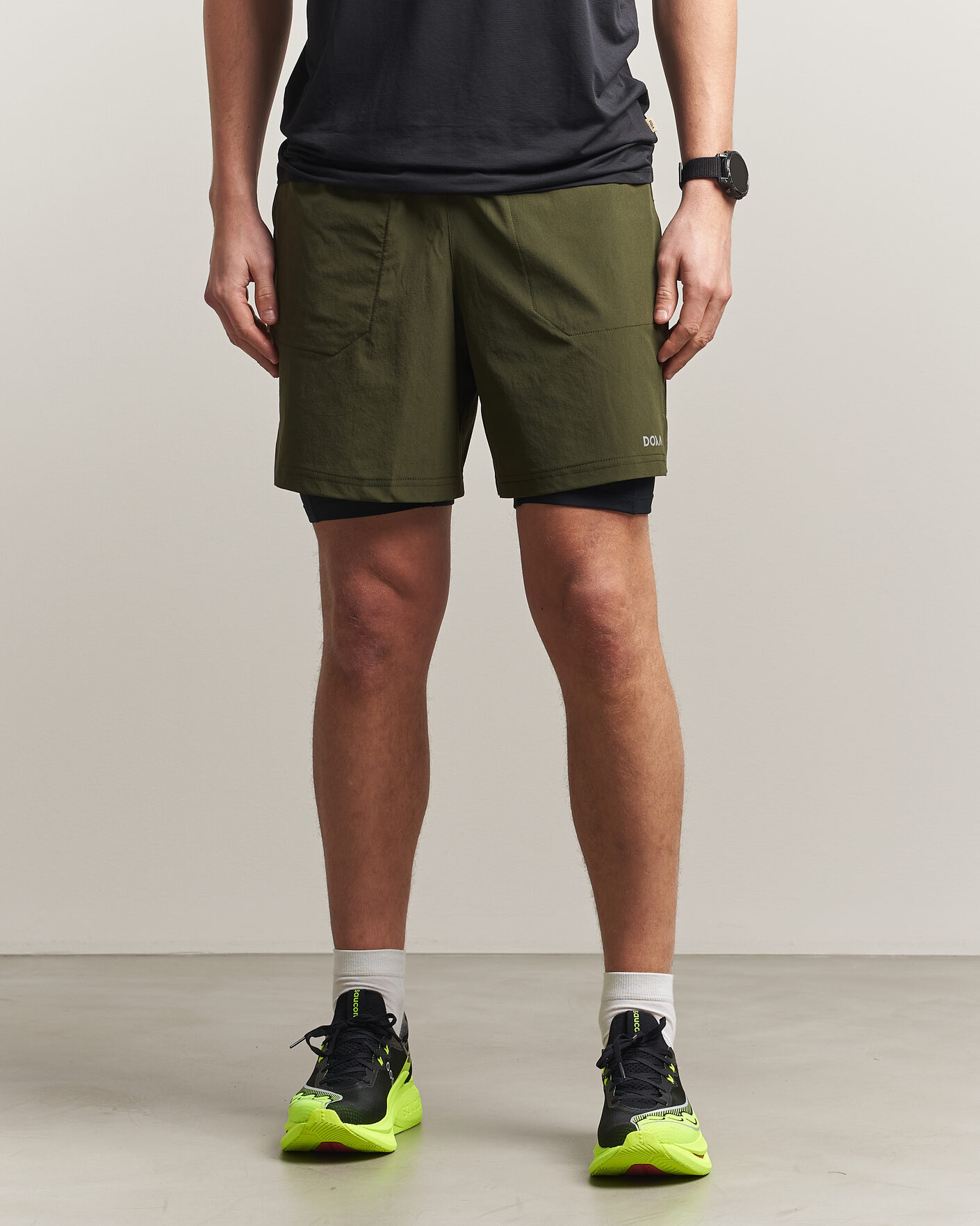 Mies | Shortsit | DOXA | Rerun 2-In-1 Shorts Forest