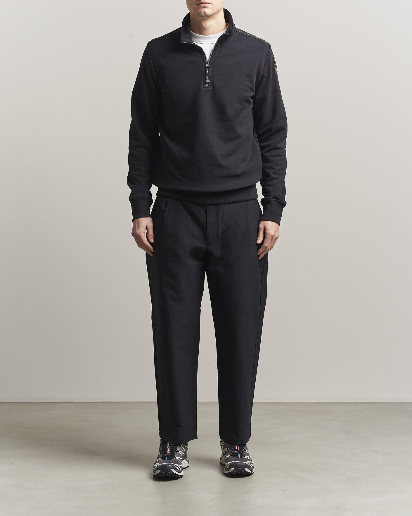 Mies | Puserot | Parajumpers | Broad Peak Super Easy Half Zip Black