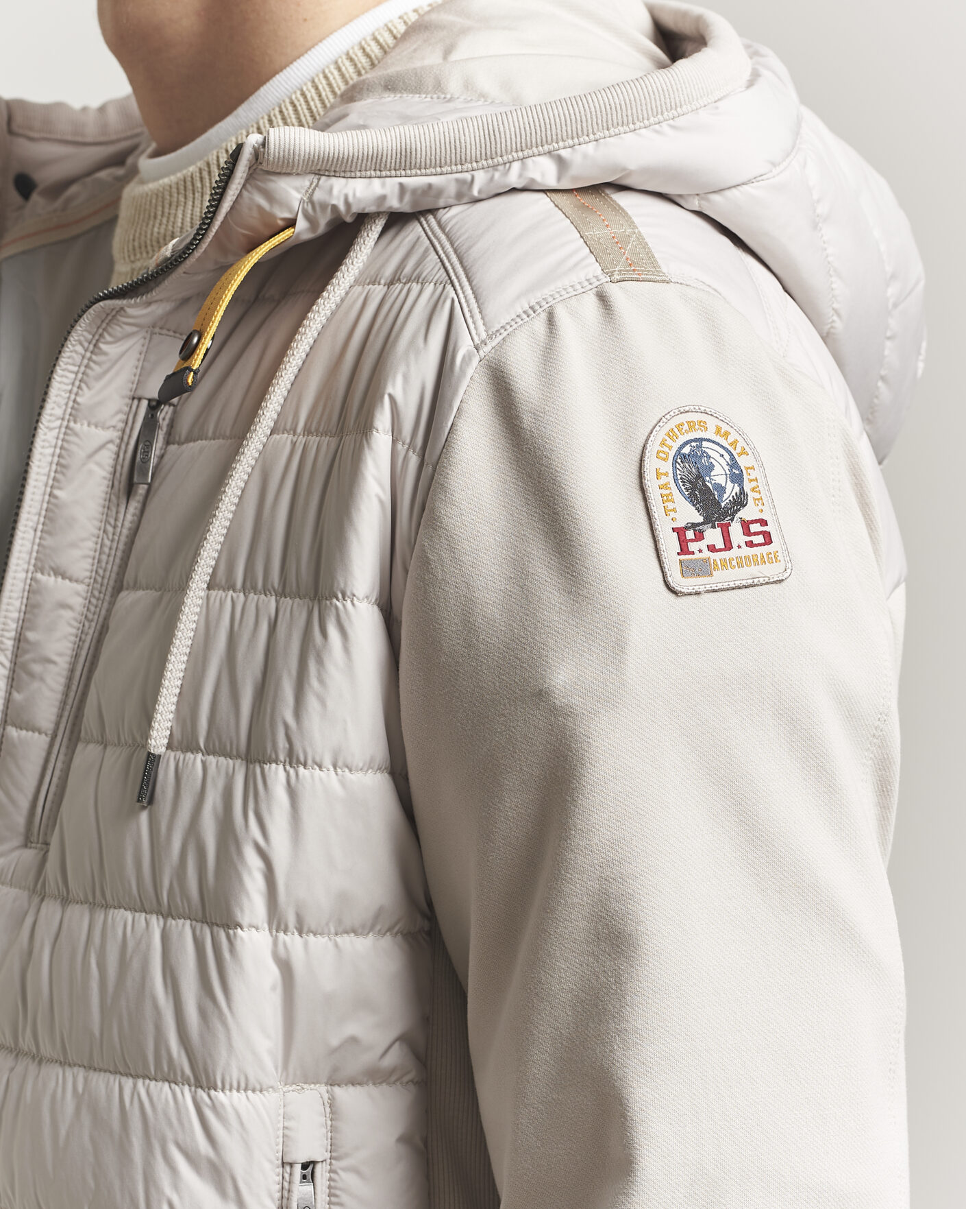 Mies | Takit | Parajumpers | Ivor Hybrid Hooded Jacket Pelican