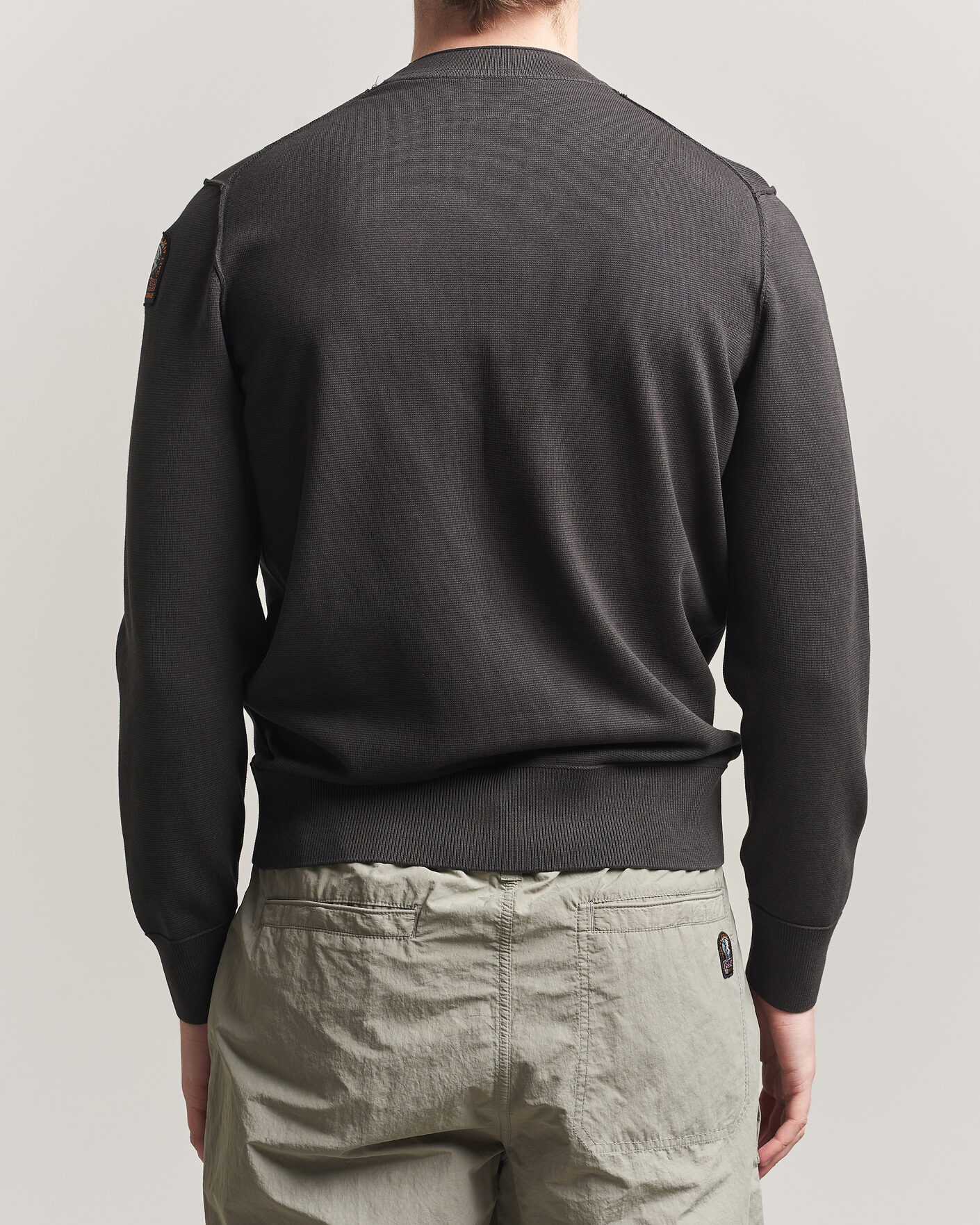 Mies | Puserot | Parajumpers | Basic Braw Knitted Sweater Off Black