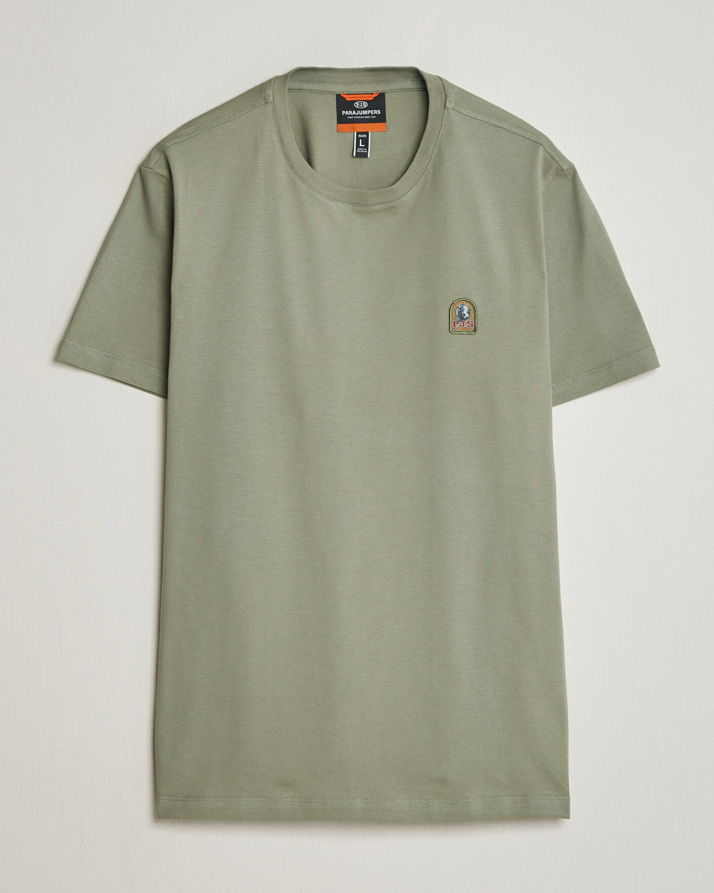 Mies | T-paidat | Parajumpers | Patch Crew Neck T-Shirt Ashen Sage