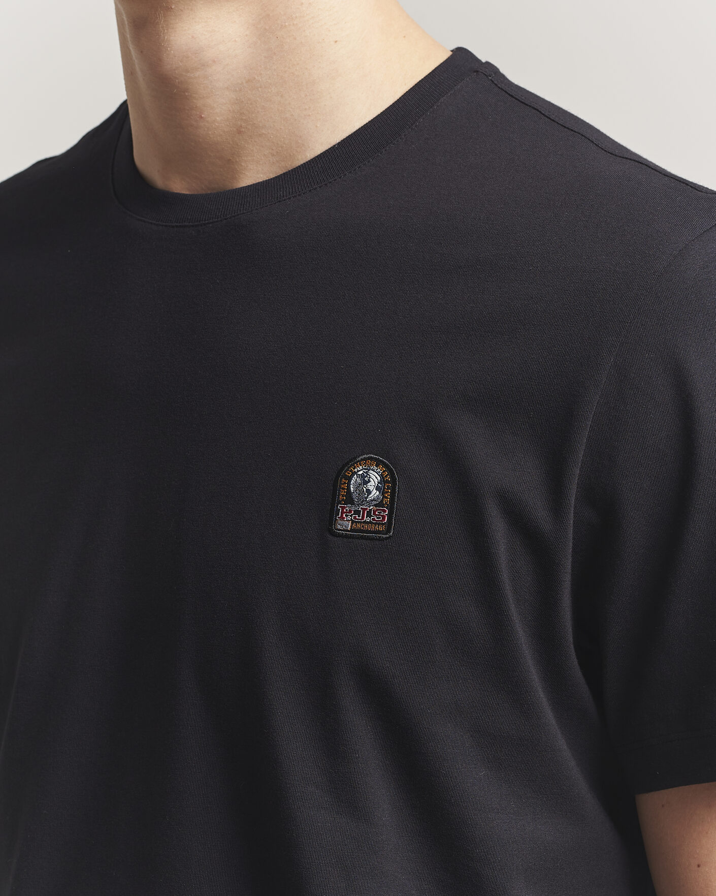 Mies | T-paidat | Parajumpers | Patch Crew Neck T-Shirt Black