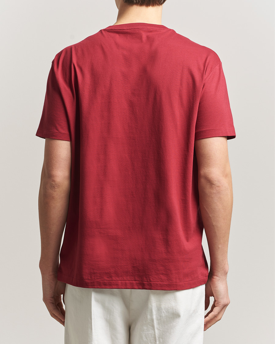 Mies | T-paidat | Polo Ralph Lauren | Crew Neck T-Shirt Heritage Red