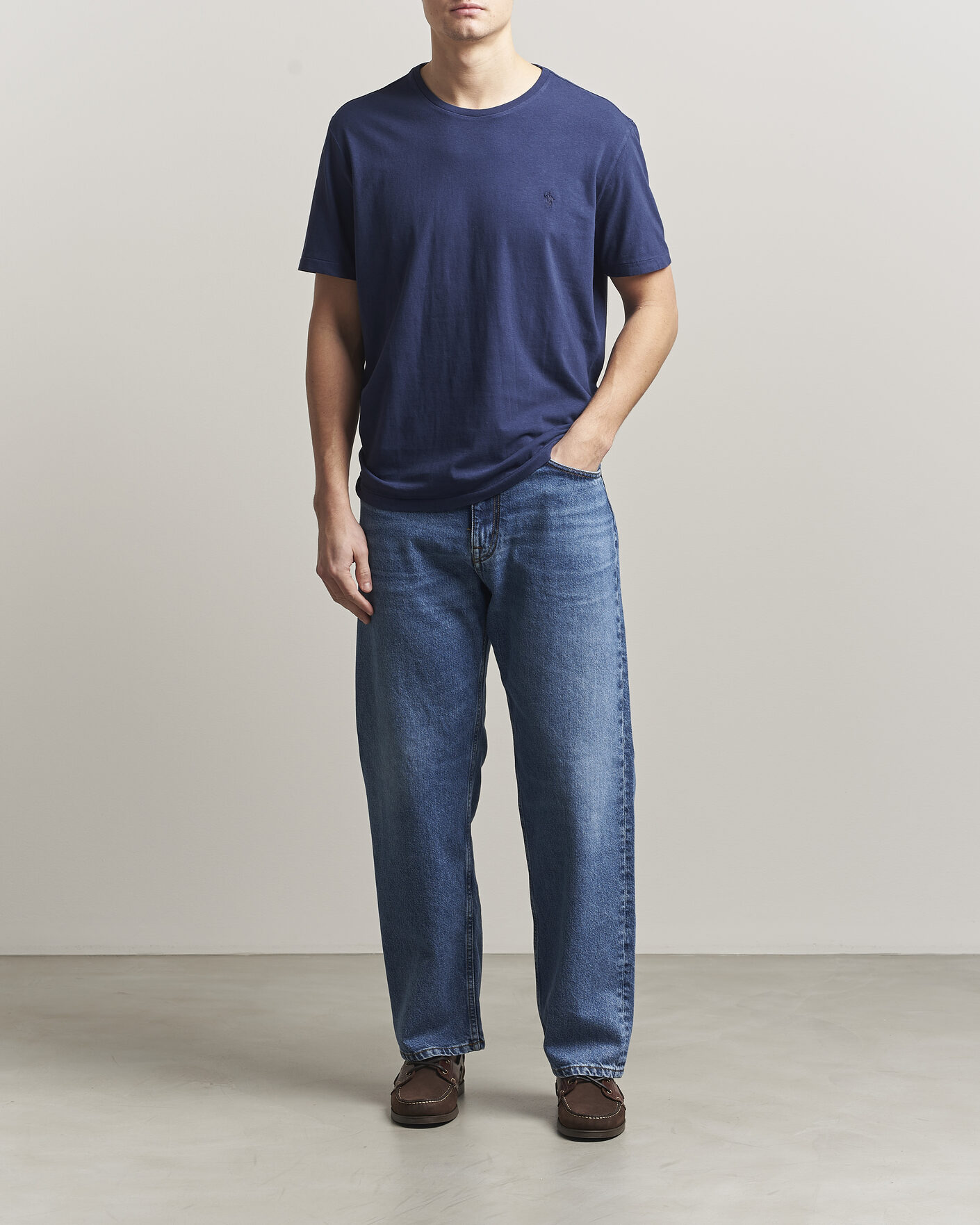 Mies | T-paidat | Polo Ralph Lauren | Jersey T-shirt Newport Navy