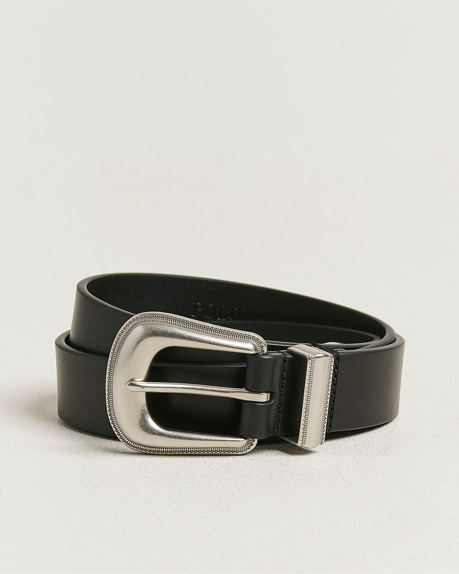 Mies | Vyöt | Polo Ralph Lauren | Western Leather Belt Black