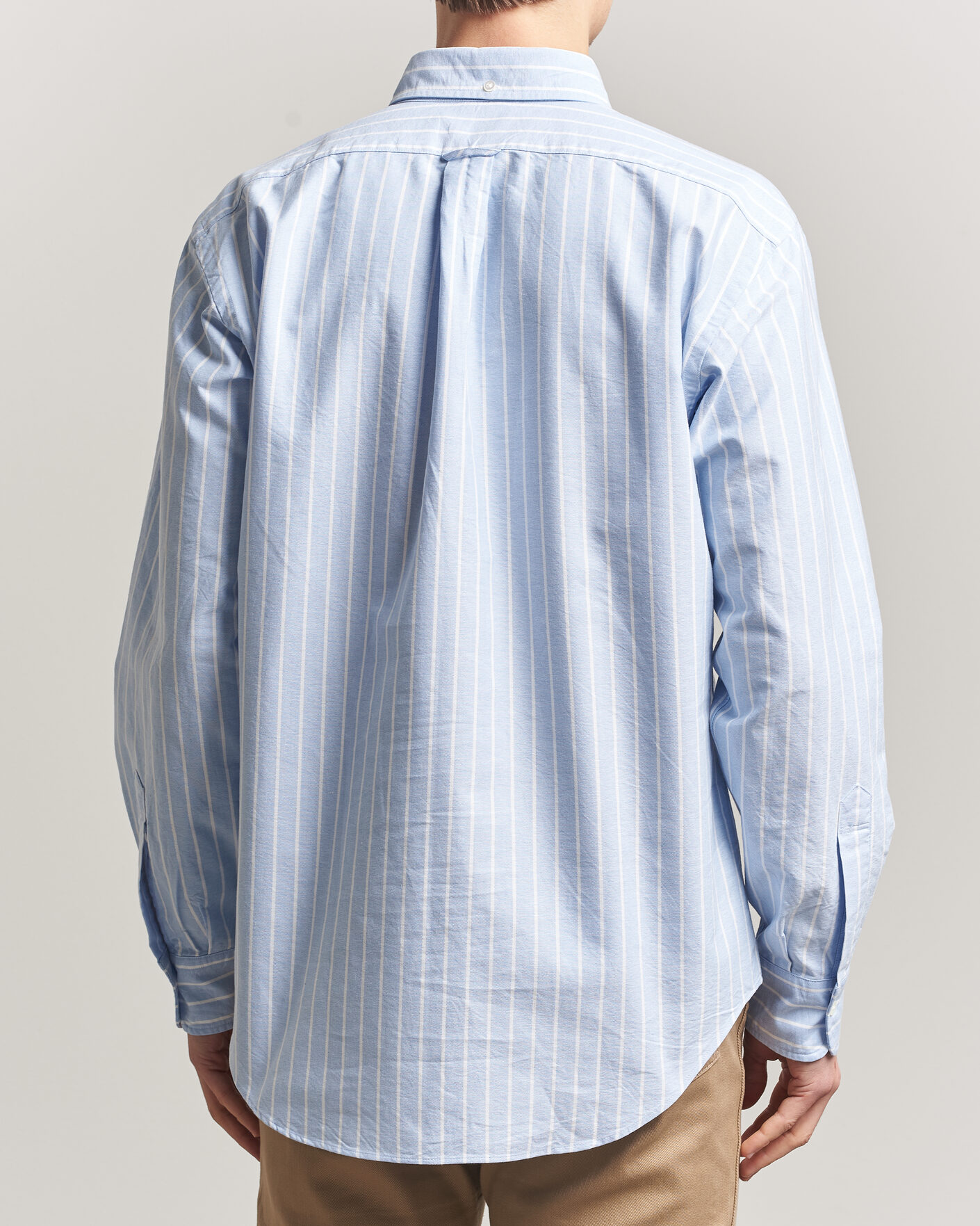 Mies | Kauluspaidat | Kamakura Shirts | Vintage Ivy Oxford BD Shirt Blue Blazer Stripe