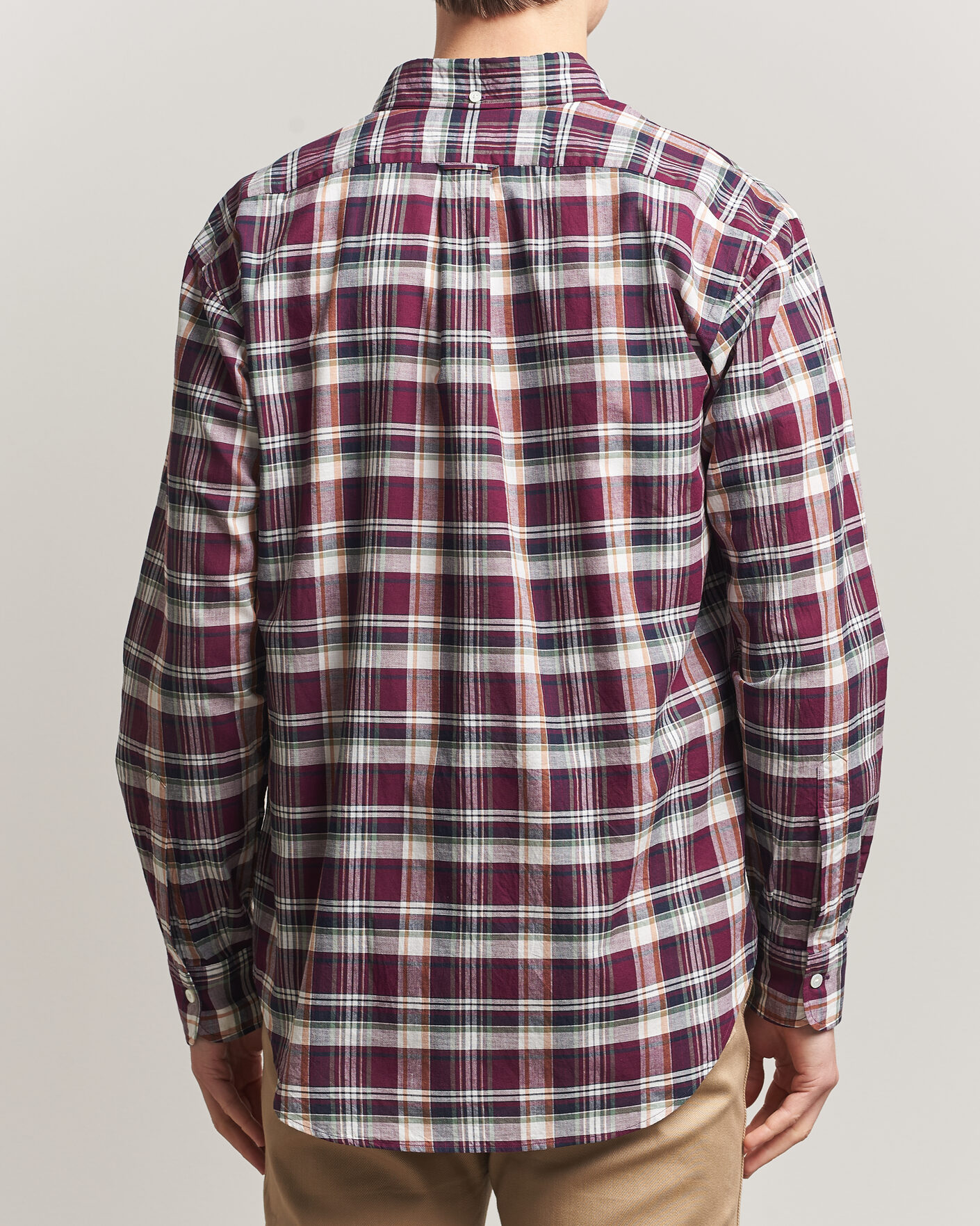 Mies | Kauluspaidat | Kamakura Shirts | Vintage Ivy Button Down Shirt Red Madras