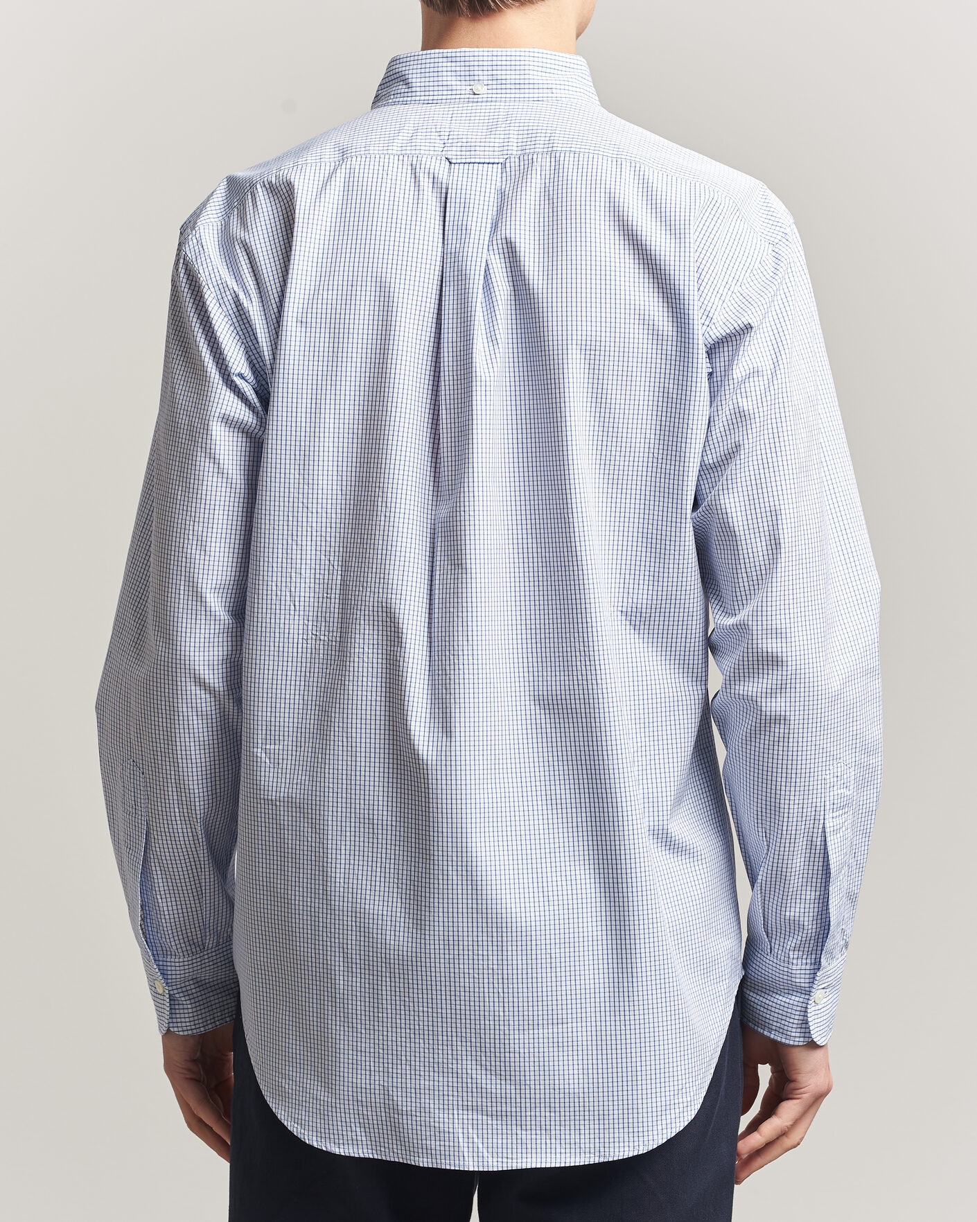 Mies | Kauluspaidat | Kamakura Shirts | Vintage Ivy Button Down Shirt Blue Check