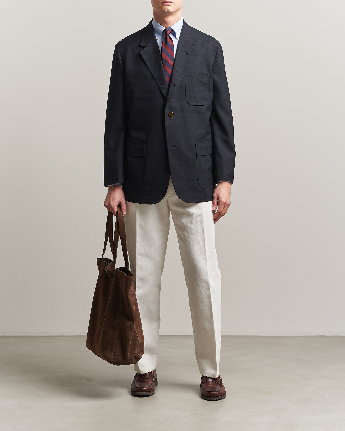 Mies | Pikkutakit | Kamakura Shirts | Unstructured Ivy Blazer Navy