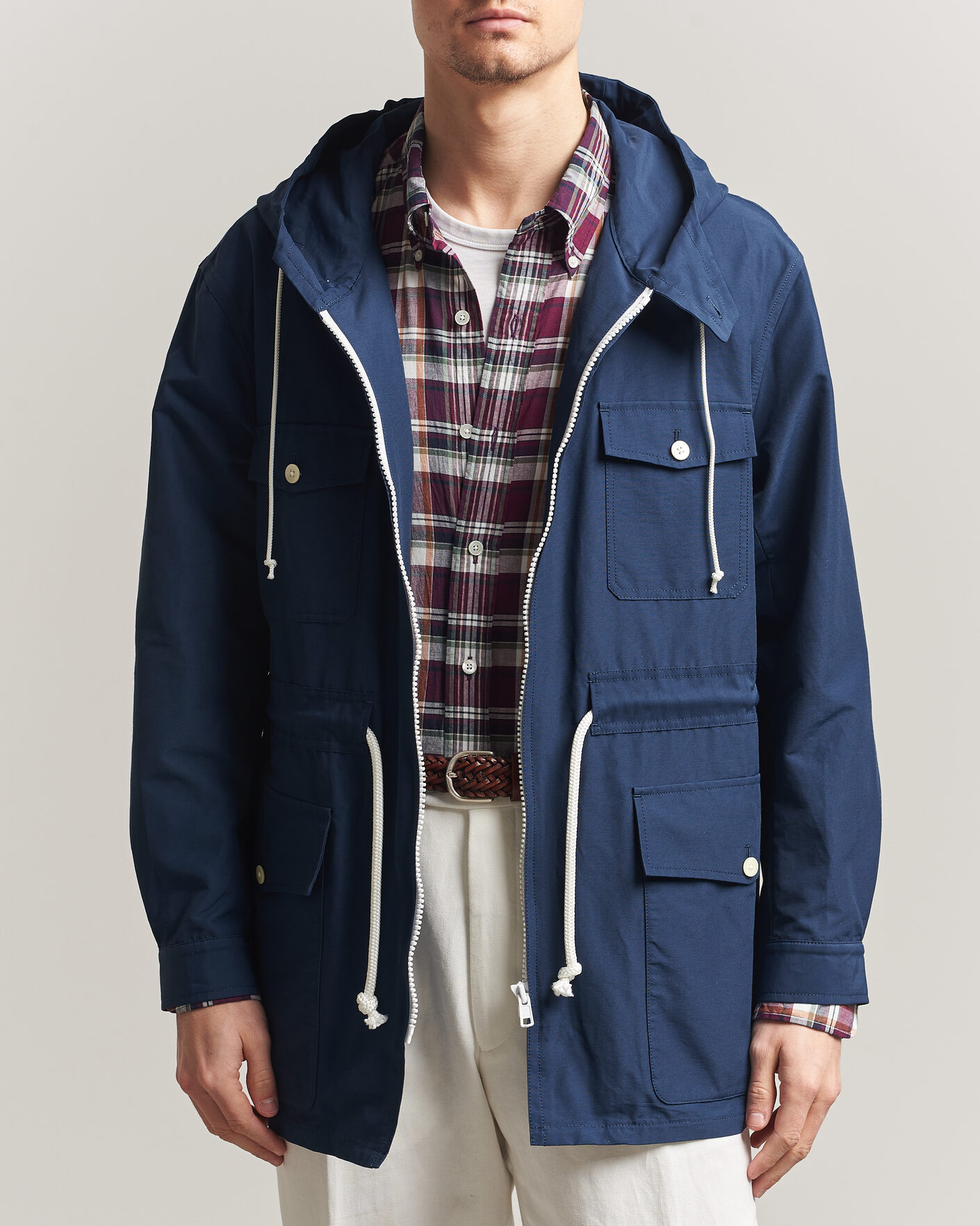 Mies | Takit | Kamakura Shirts | Marine Parka Navy