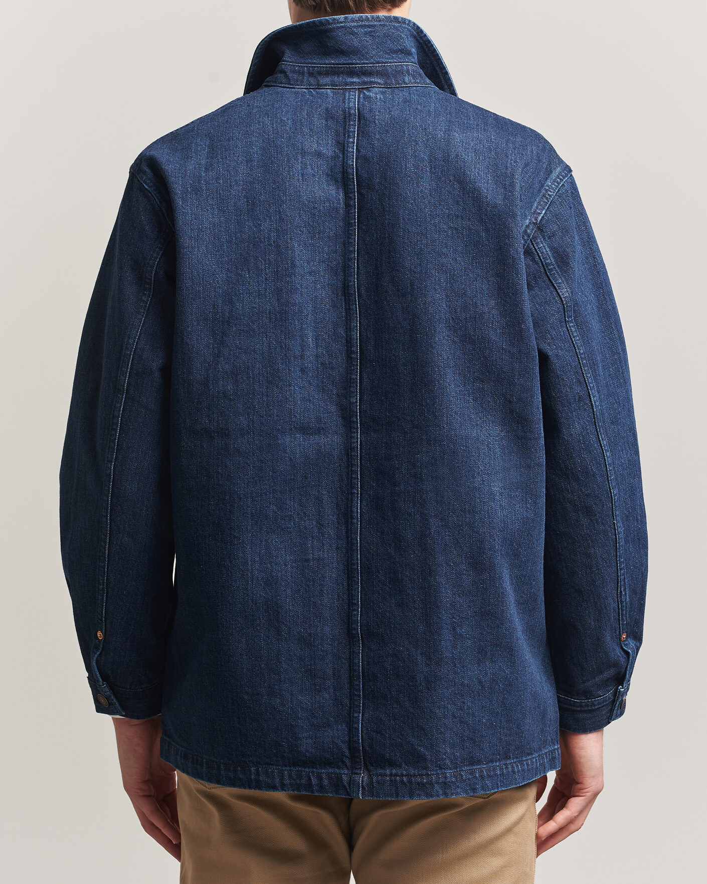 Mies | Takit | Kamakura Shirts | French Work Jacket Dark Denim