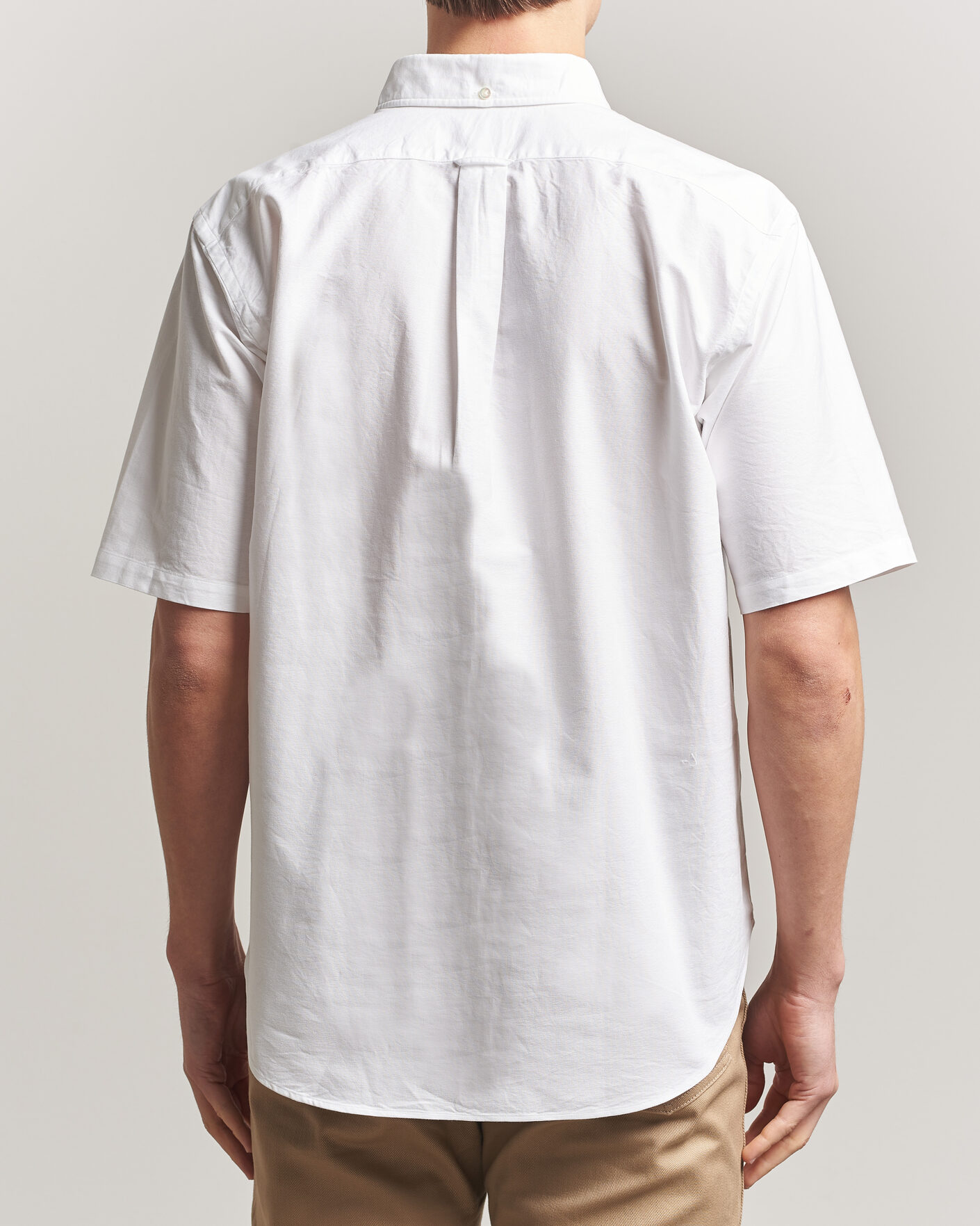 Mies | Kauluspaidat | Kamakura Shirts | Vintage Ivy Half Sleeve Oxford Popover White