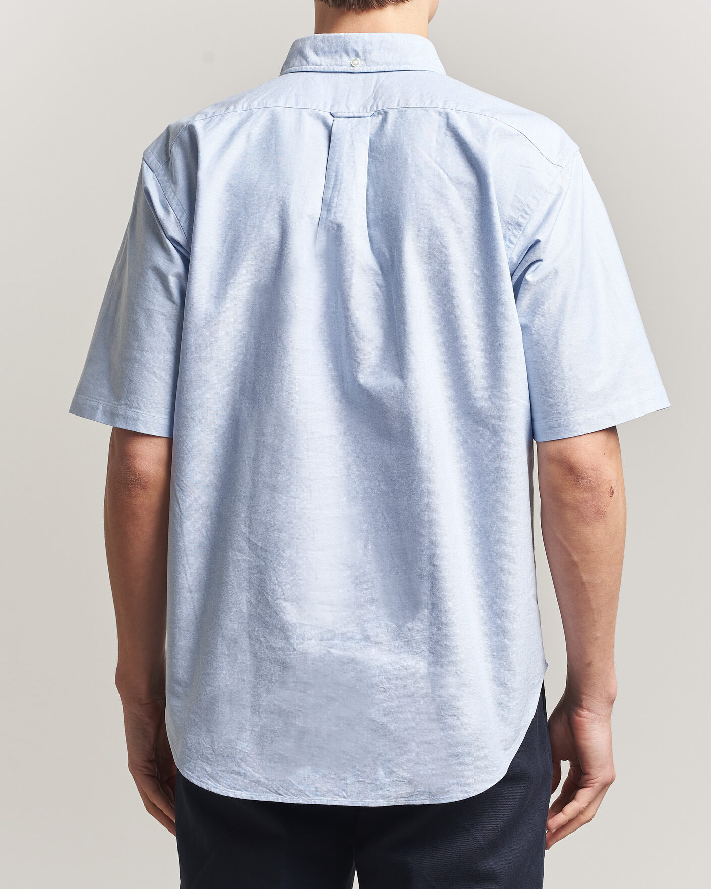 Mies | Kauluspaidat | Kamakura Shirts | Vintage Ivy Half Sleeve Oxford Popover Light Blue