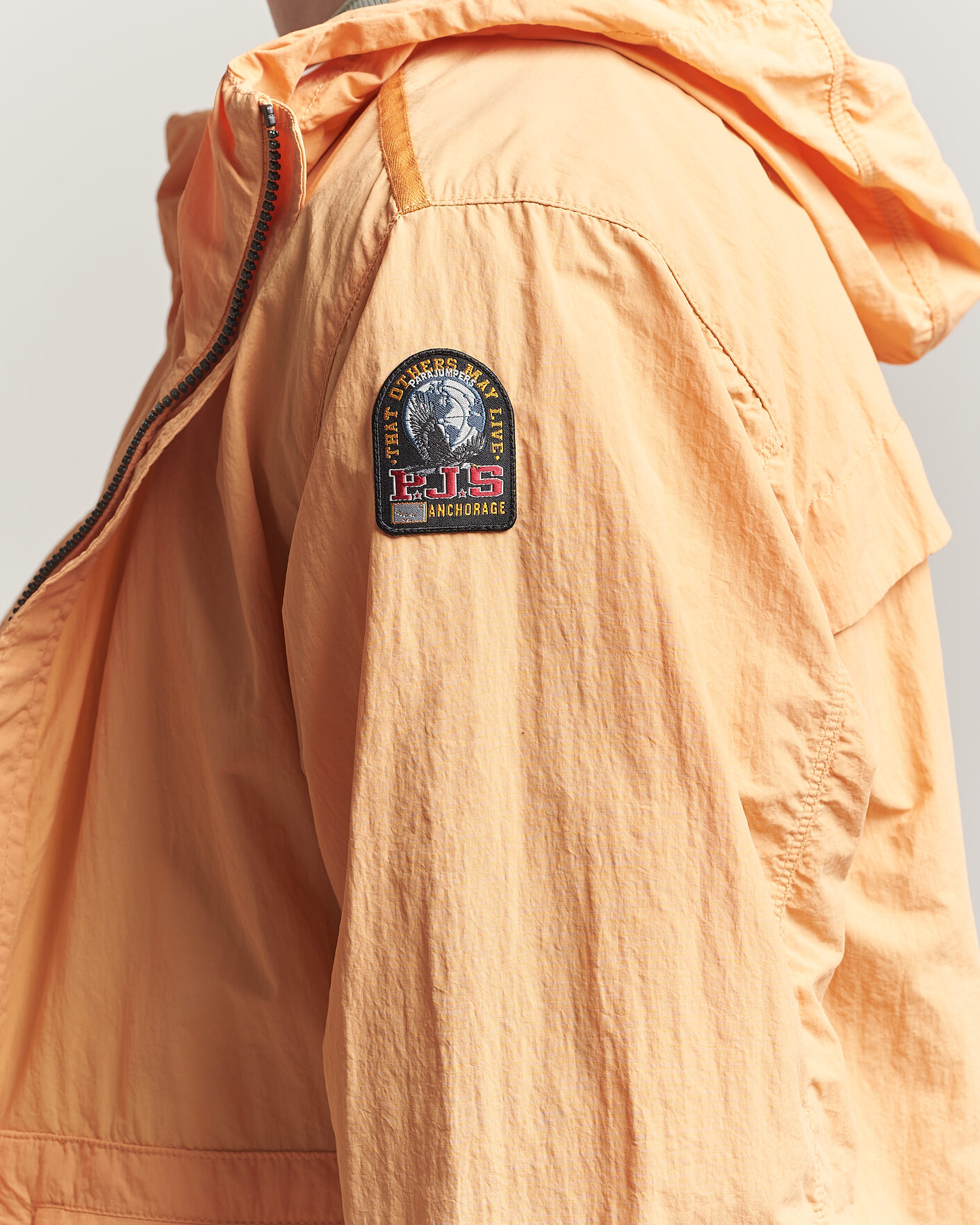 Mies | Takit | Parajumpers | Rube Smash Peached Nylon Hooded Jacket Apricot Nectar