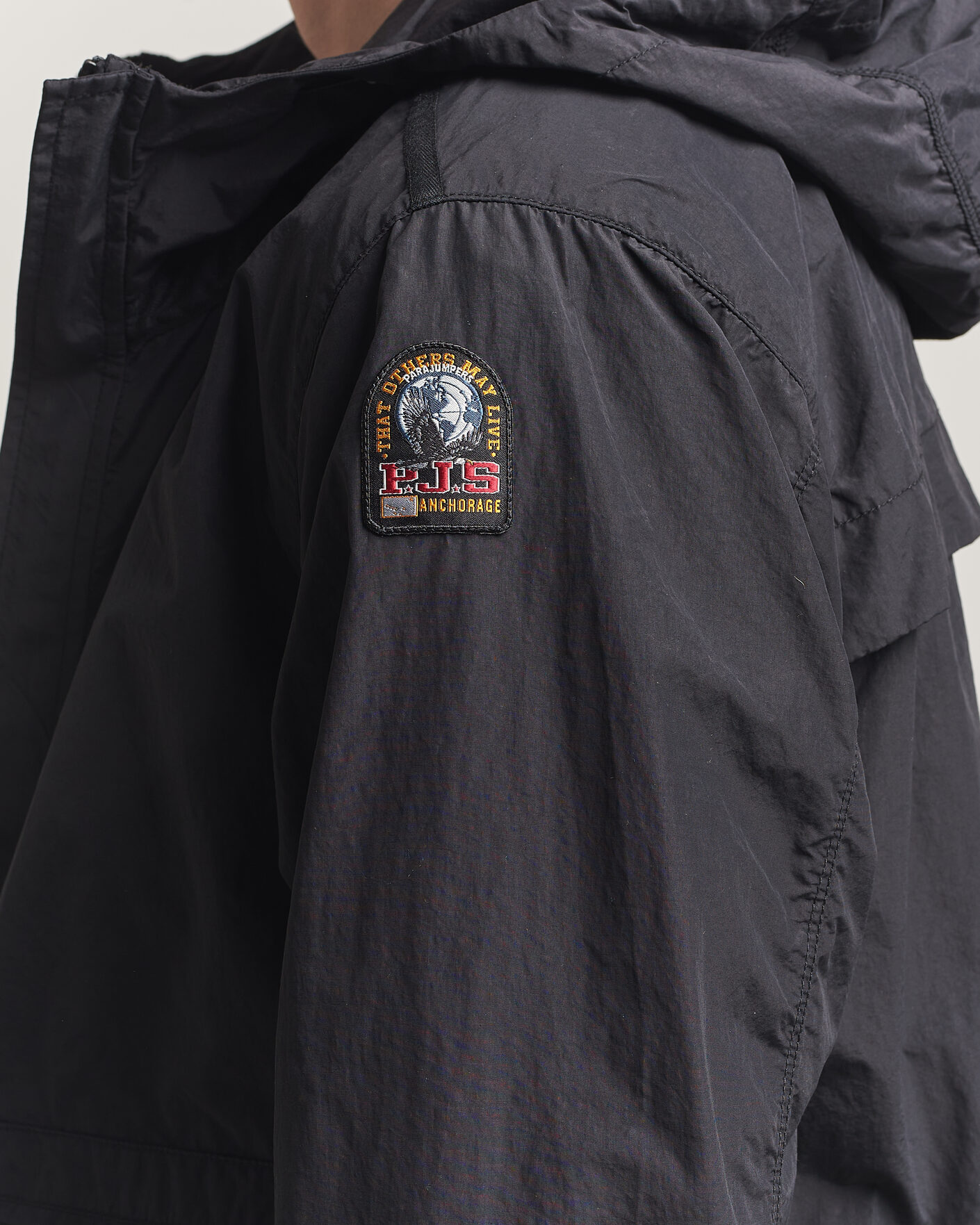 Mies | Takit | Parajumpers | Rube Smash Peached Nylon Hooded Jacket Black